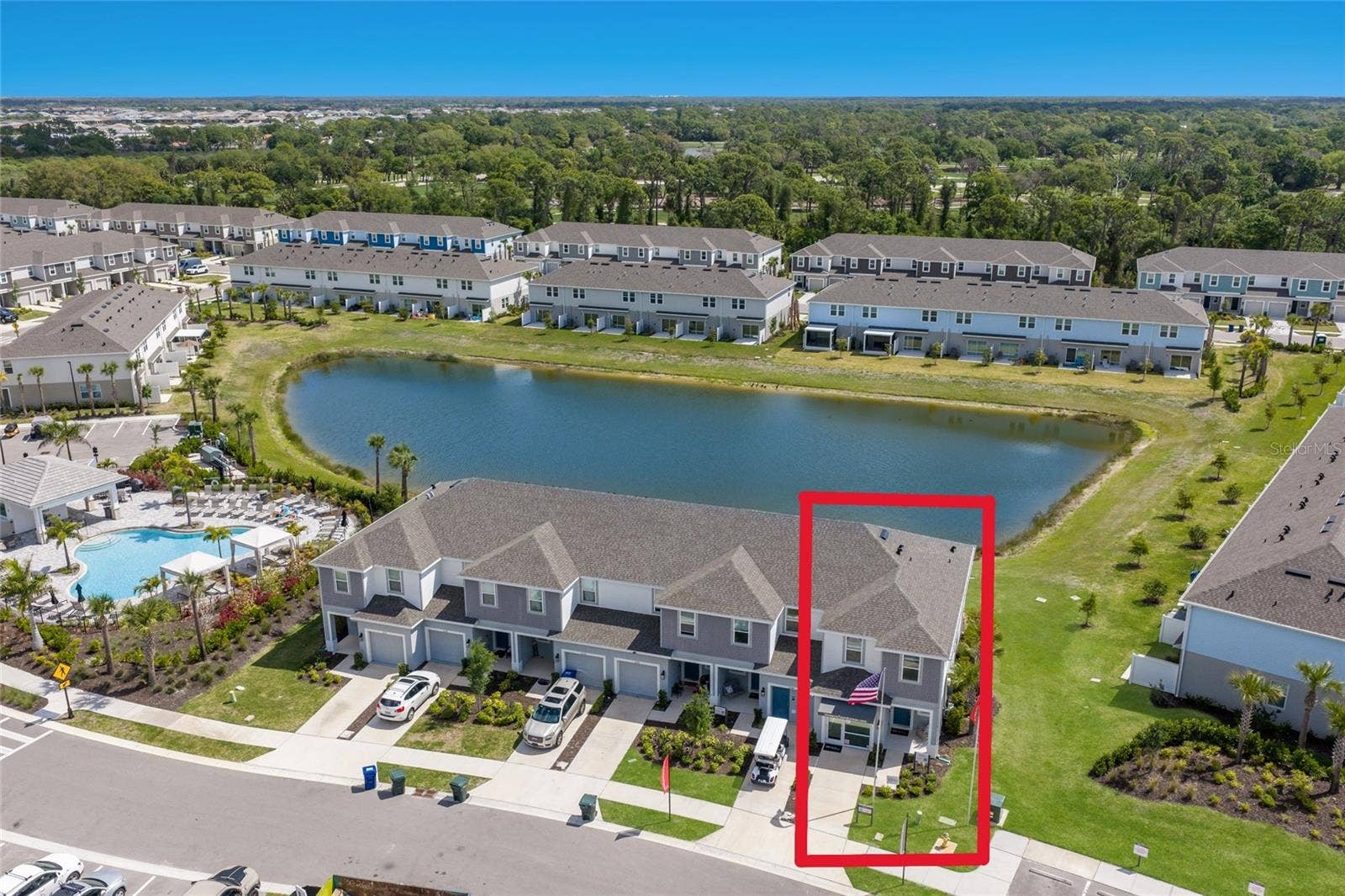 15150 GINETTI STREET, Nokomis, FL 34275 This unit is on a premium lot providing incredible views of the large community lake!