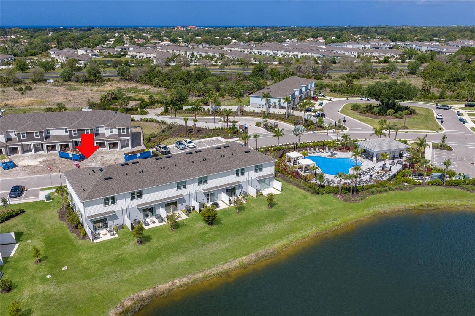 15150 GINETTI STREET, Nokomis, FL 34275 The unit has an eastern rear exposure allowing for incredible mornings while avoiding the intense western sun in the summer evenings!