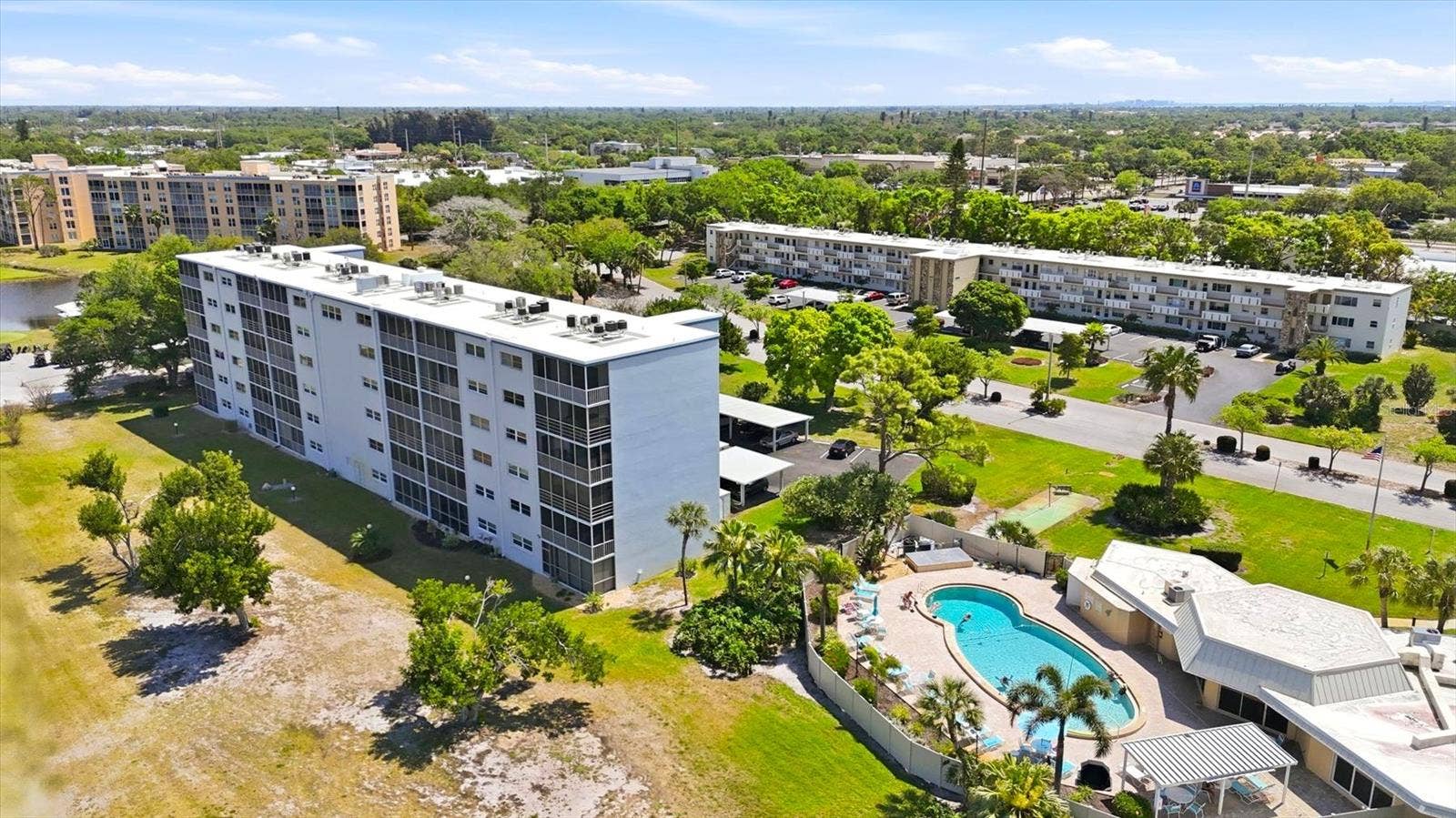 Ironwood AA building and the Rec 1 clubhouse.