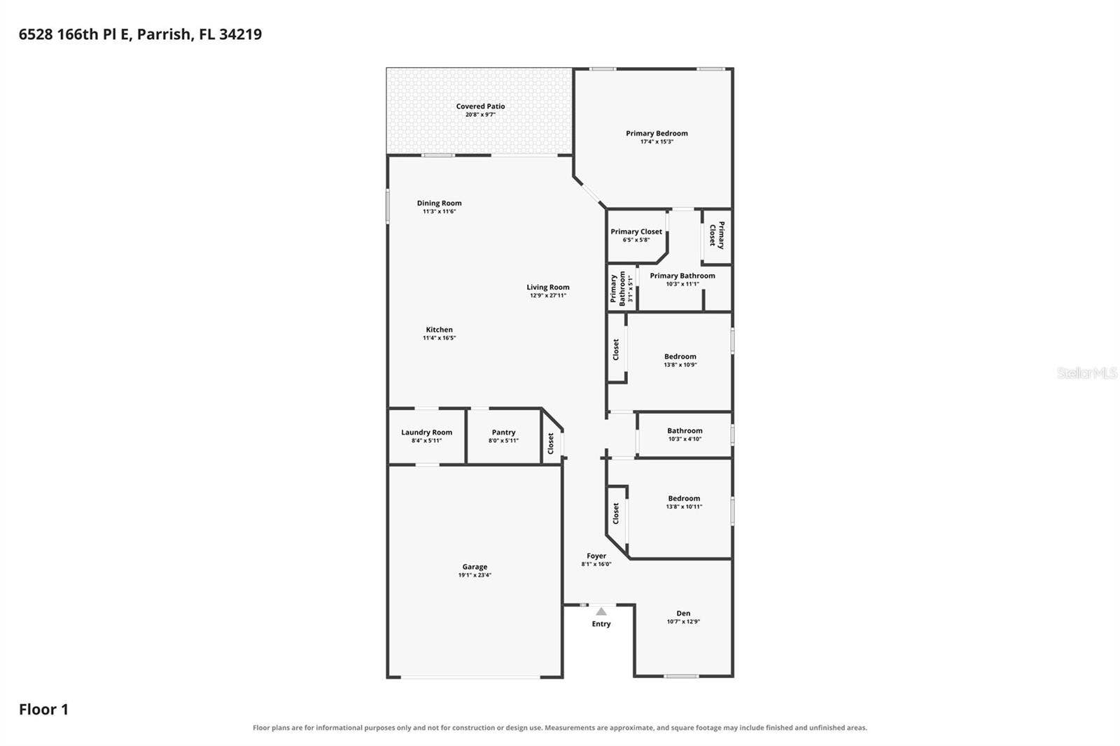 6528 166TH PLACE E, Parrish, FL 34219 6528 166TH PLACE E, Parrish, FL 34219