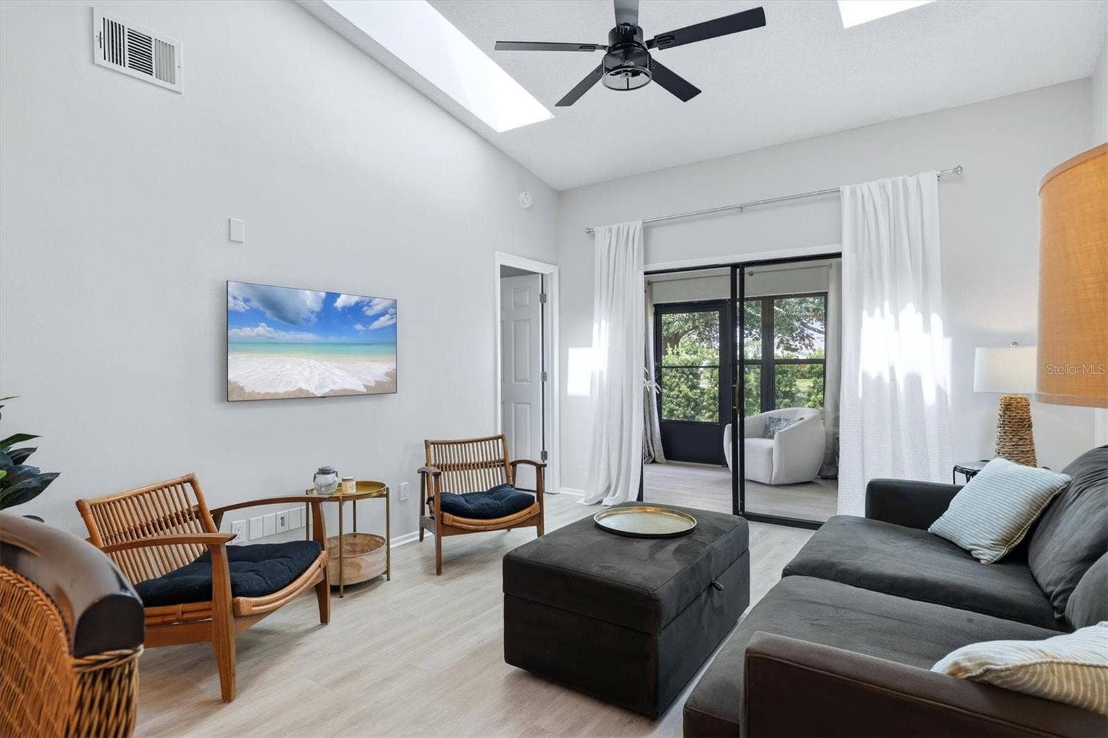 Living Room looking out to Lanai