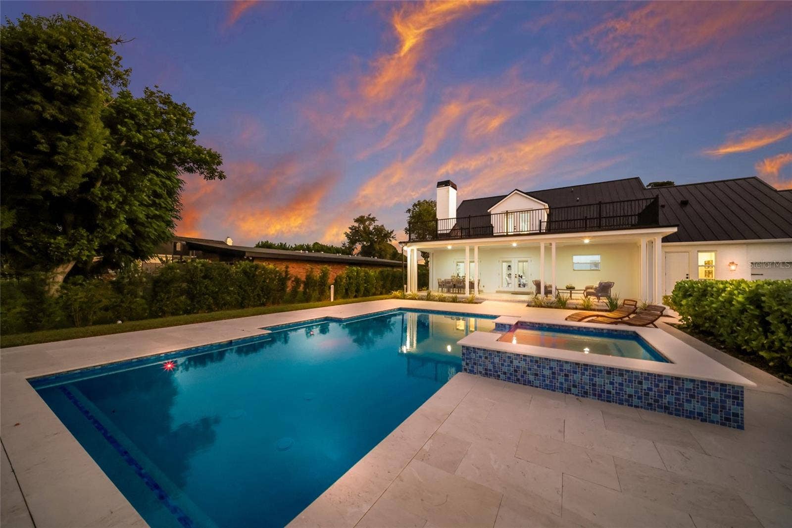 5060 18TH AVENUE W, Bradenton, FL 34209 Plenty of deck space around the pool and spa