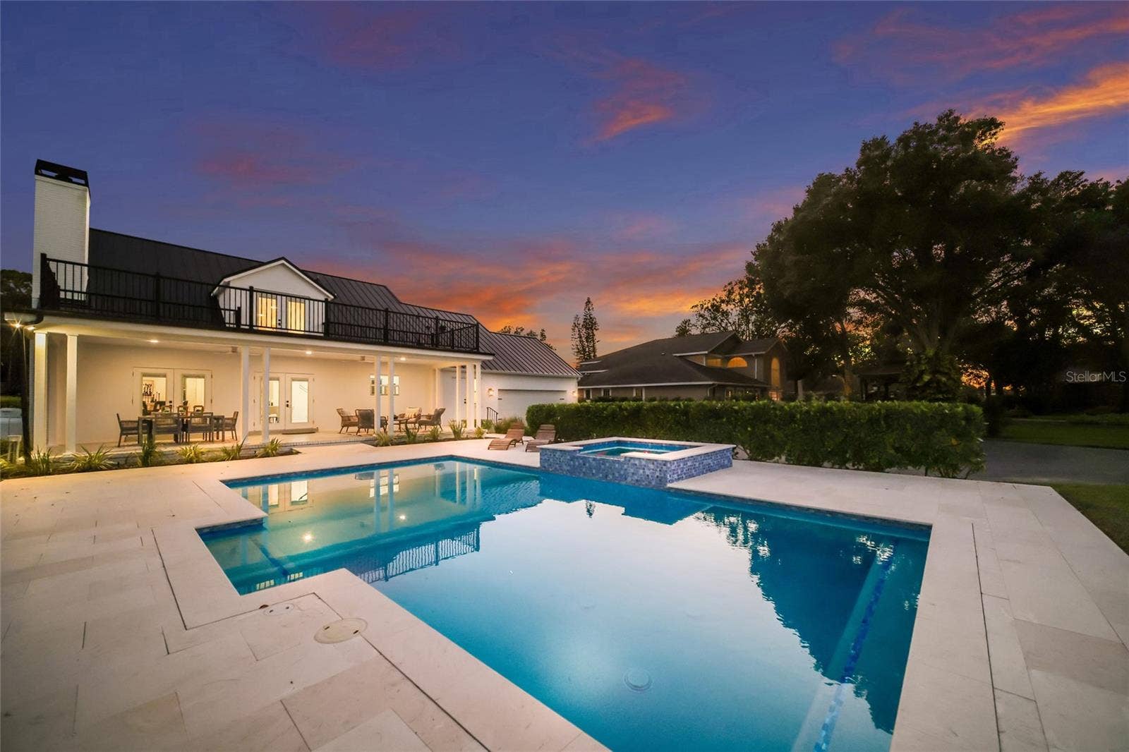5060 18TH AVENUE W, Bradenton, FL 34209 Open pool with unobstructed views.