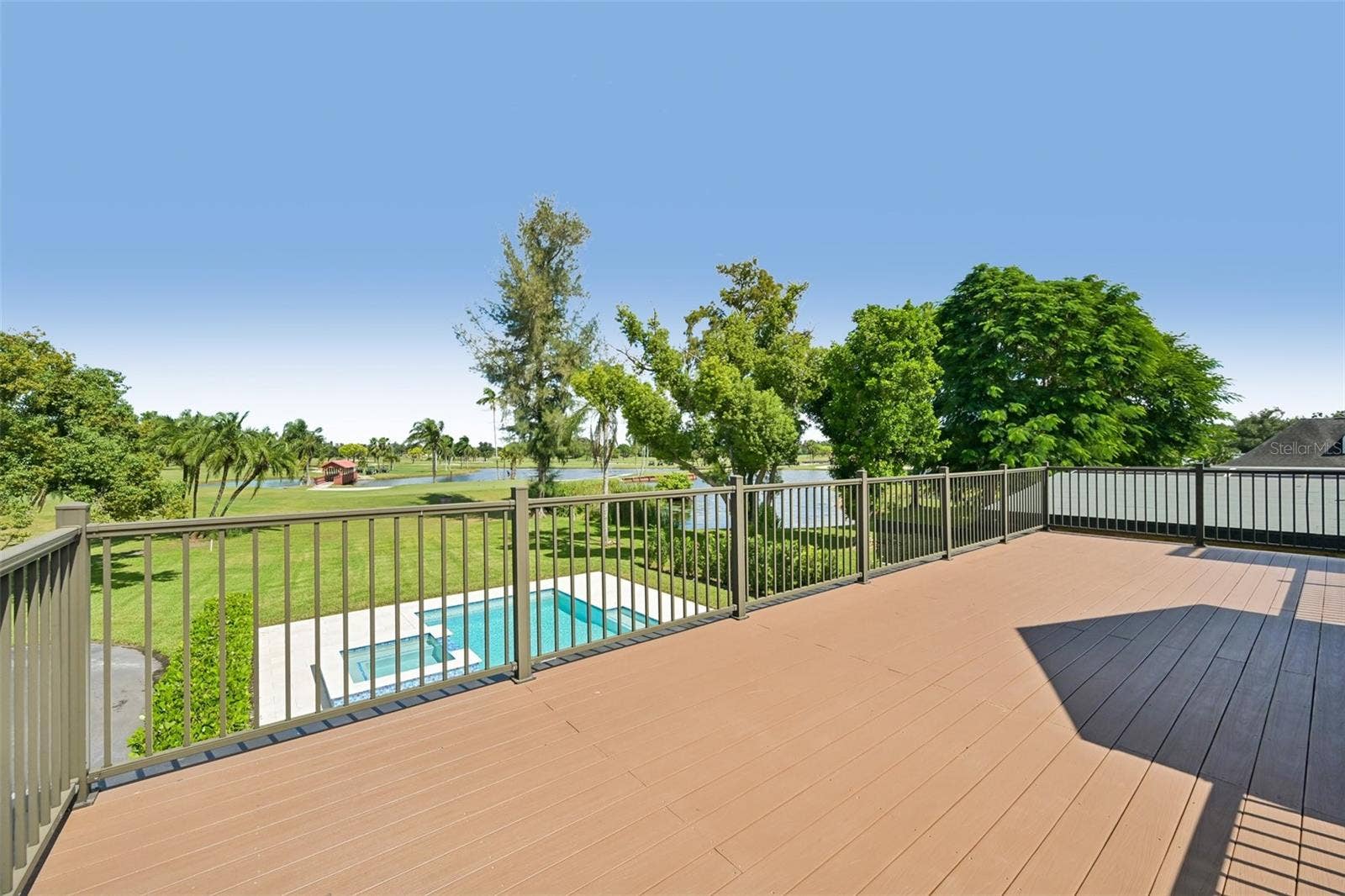 5060 18TH AVENUE W, Bradenton, FL 34209 Spacious upstairs deck.