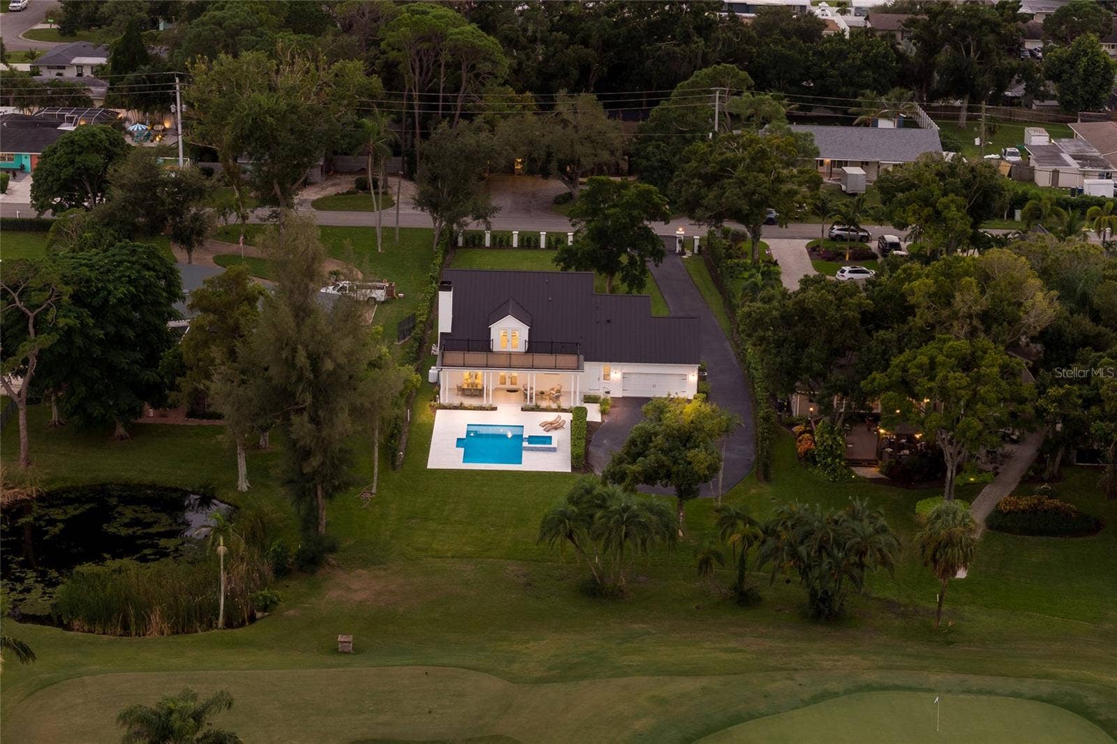 5060 18TH AVENUE W, Bradenton, FL 34209 Rear Aerial View