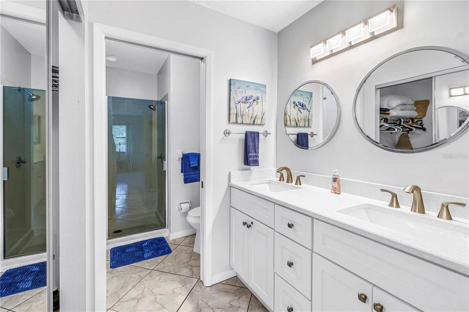 4610 47TH AVENUE W, #201, Bradenton, FL 34210 Main bathroom