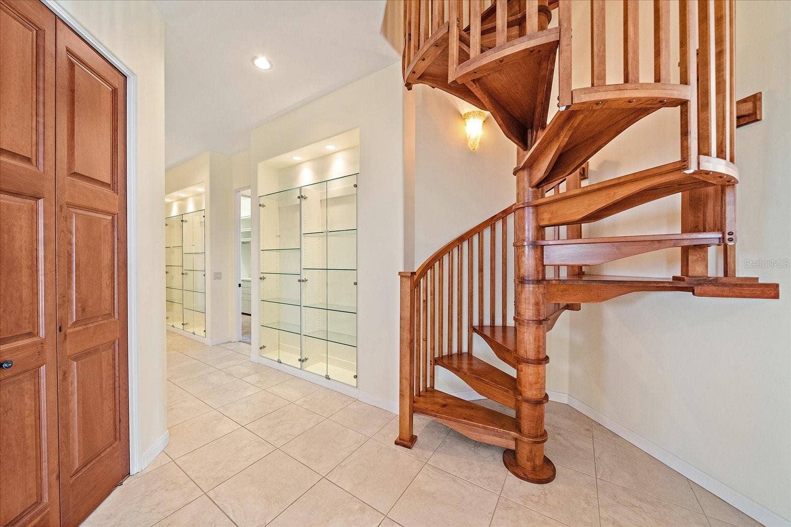 1905 MISSISSIPPI AVENUE, Englewood, FL 34224 Custom wood spiral staircase to the third floor