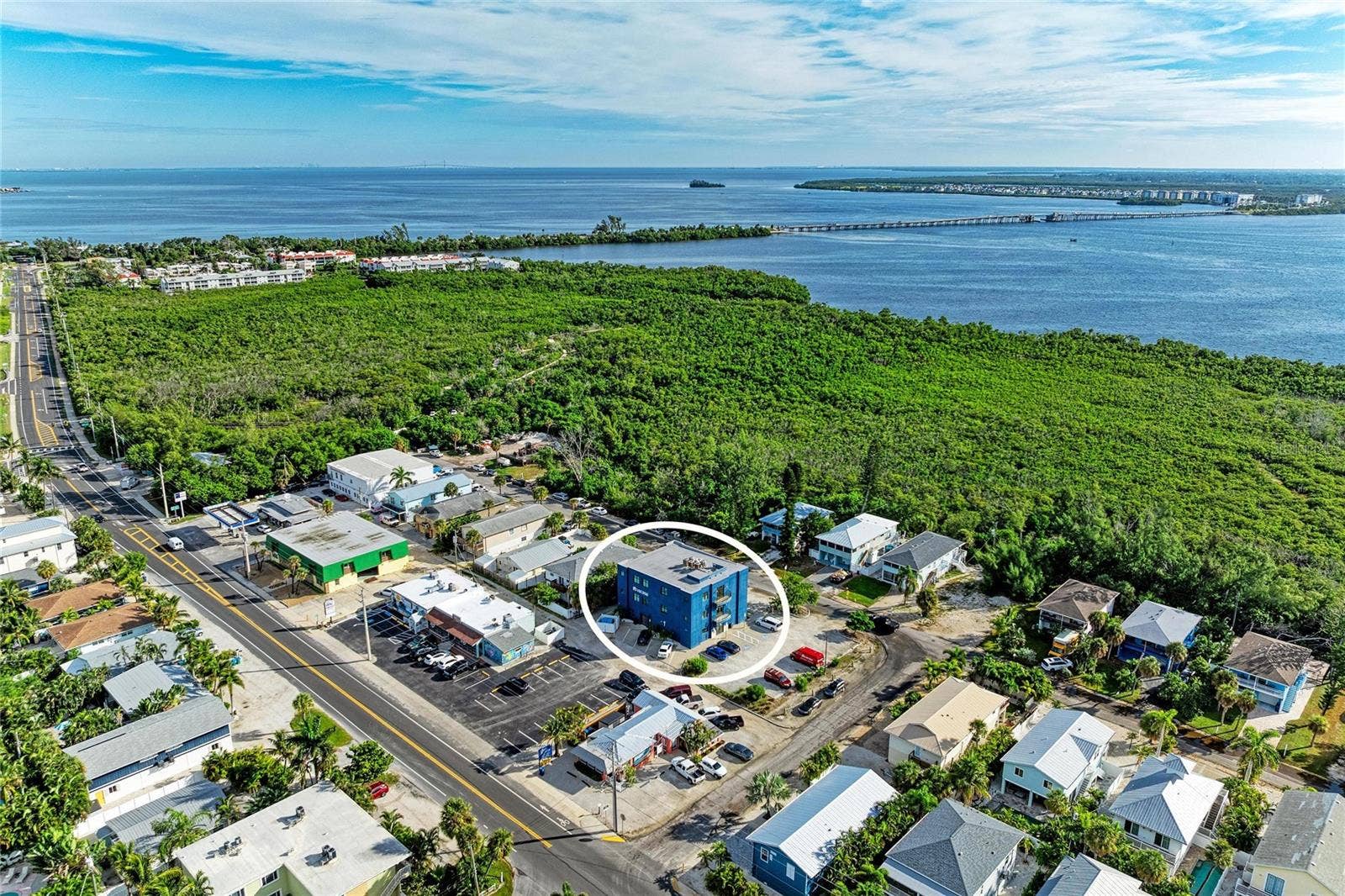 3004 AVENUE C, Holmes Beach, FL 34217 Aerial - Facing North East