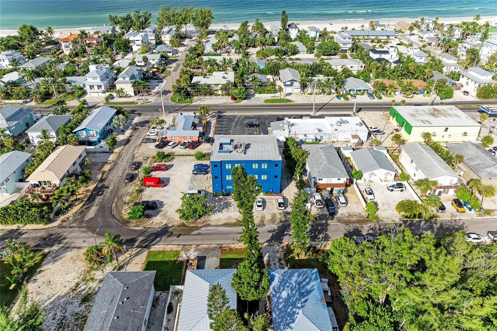 3004 AVENUE C, Holmes Beach, FL 34217 Aerial - Facing the West