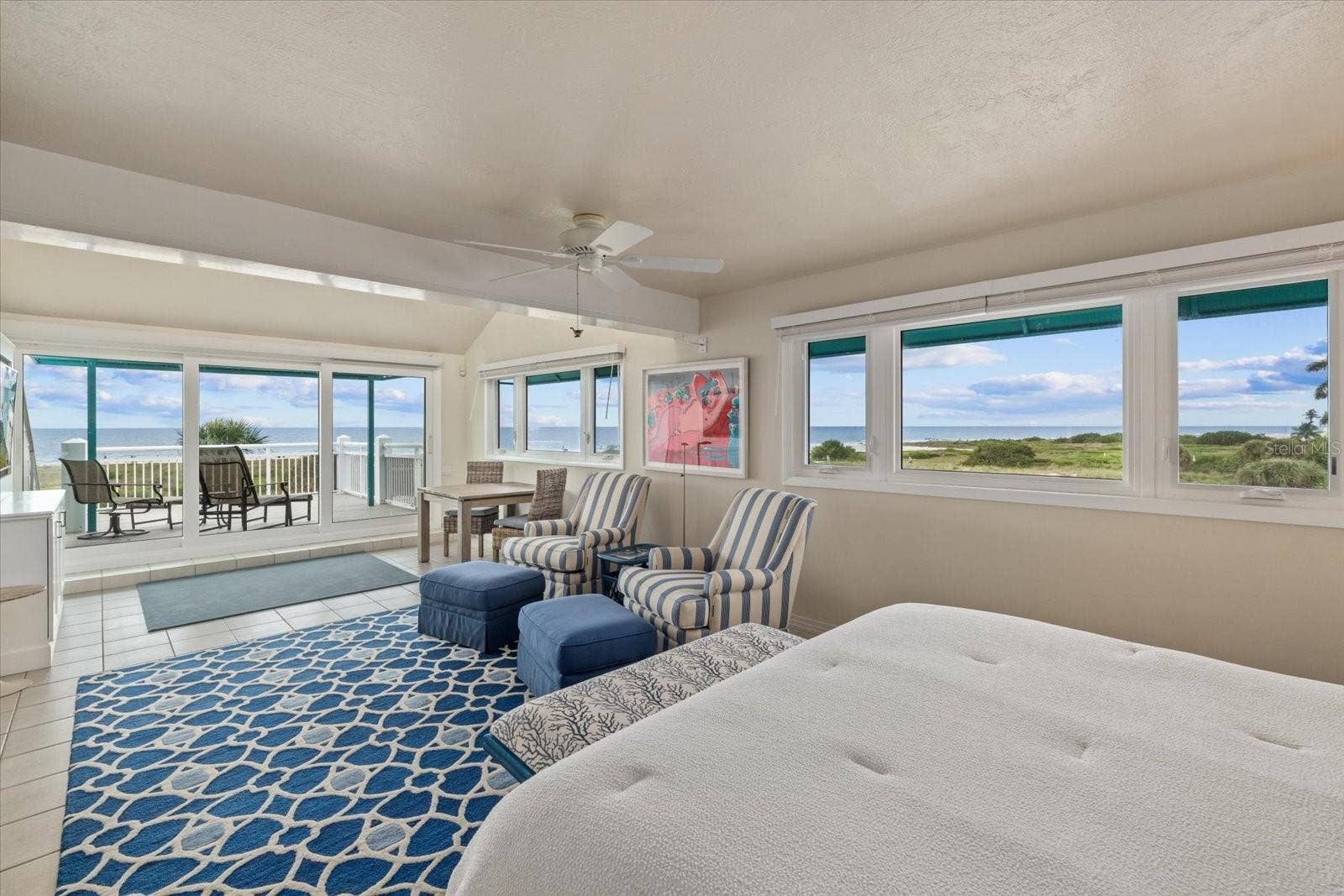Primary suite with sweeping views