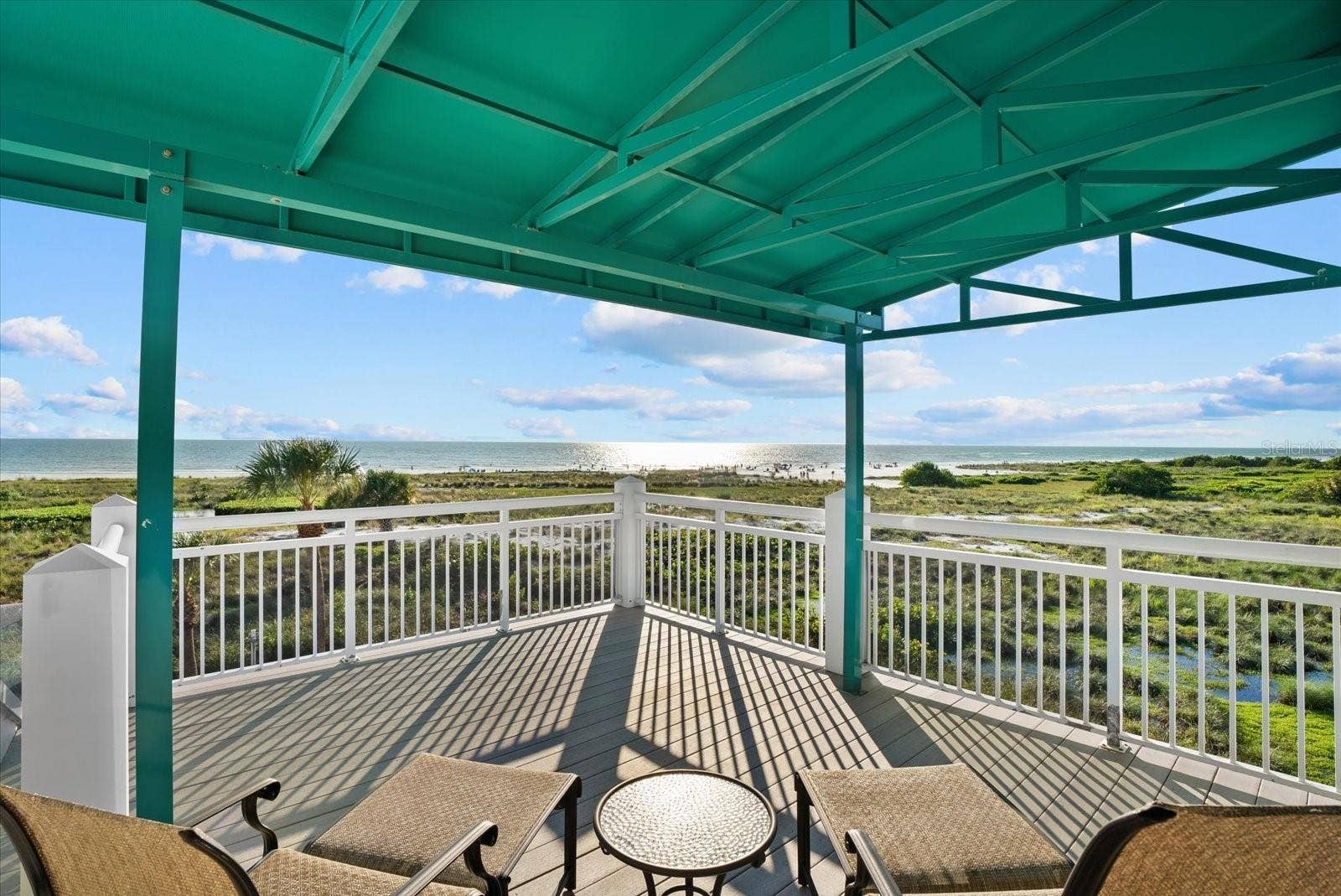 Private balcony off primary suite