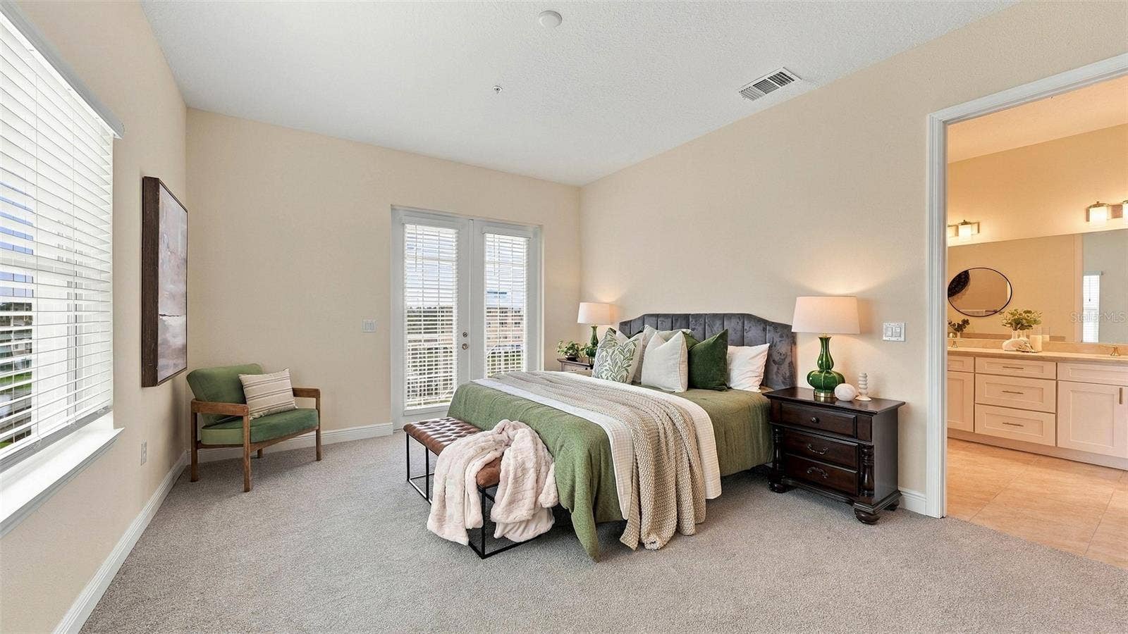 3439 79TH STREET CIRCLE W, #303, Bradenton, FL 34209 Primary bedroom suite with private balcony