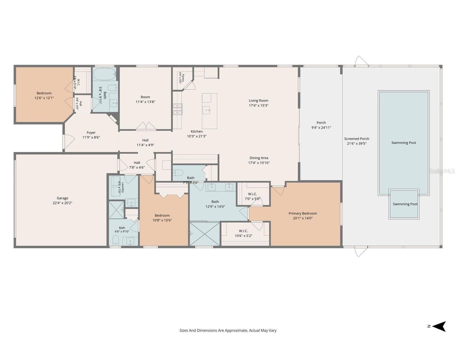 15104 OXFORD GREY DRIVE, Bradenton, FL 34211 Floor Plan