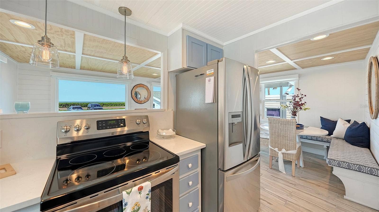 Kitchen and dining area