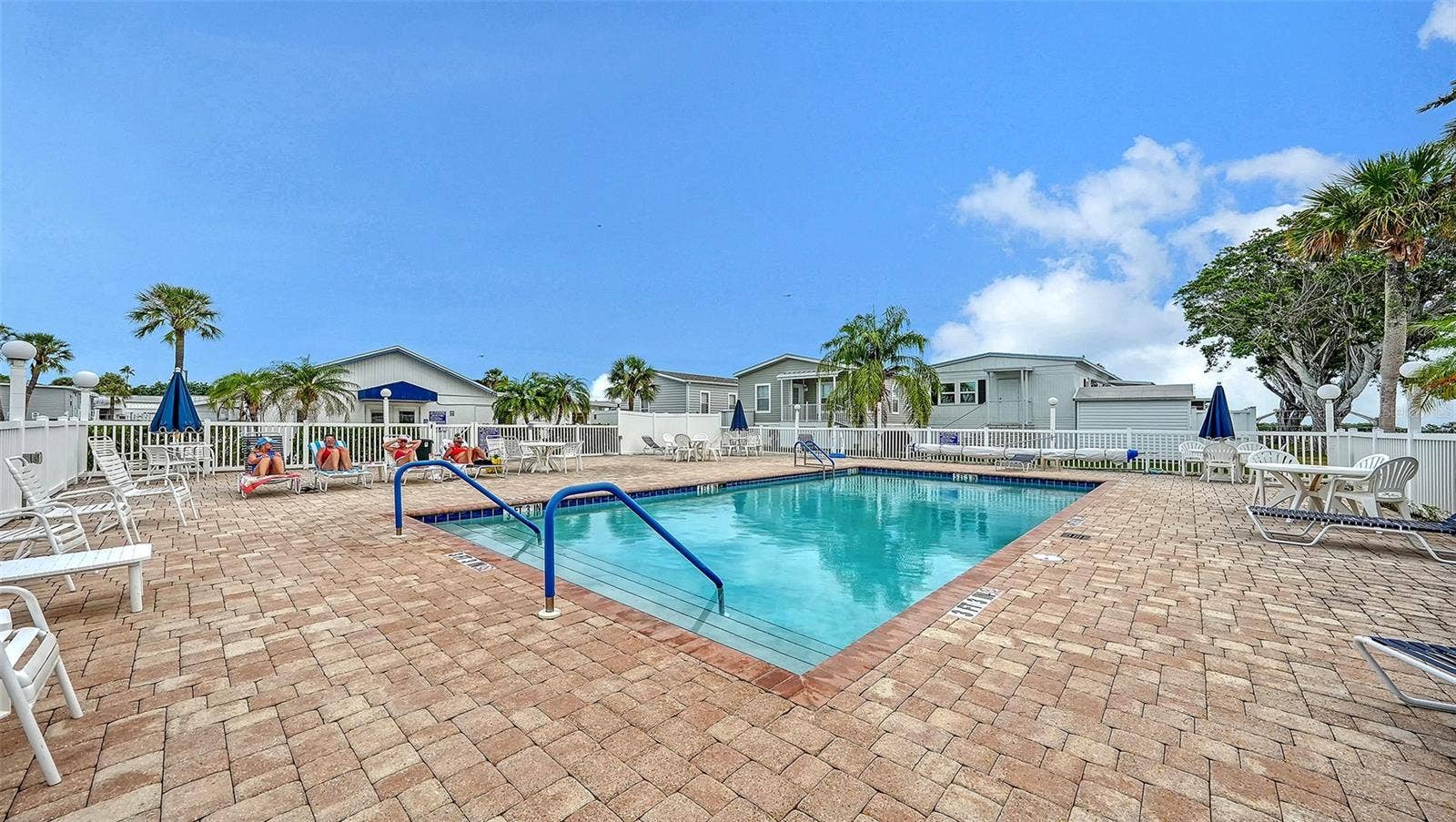 Community pool with clubhouse