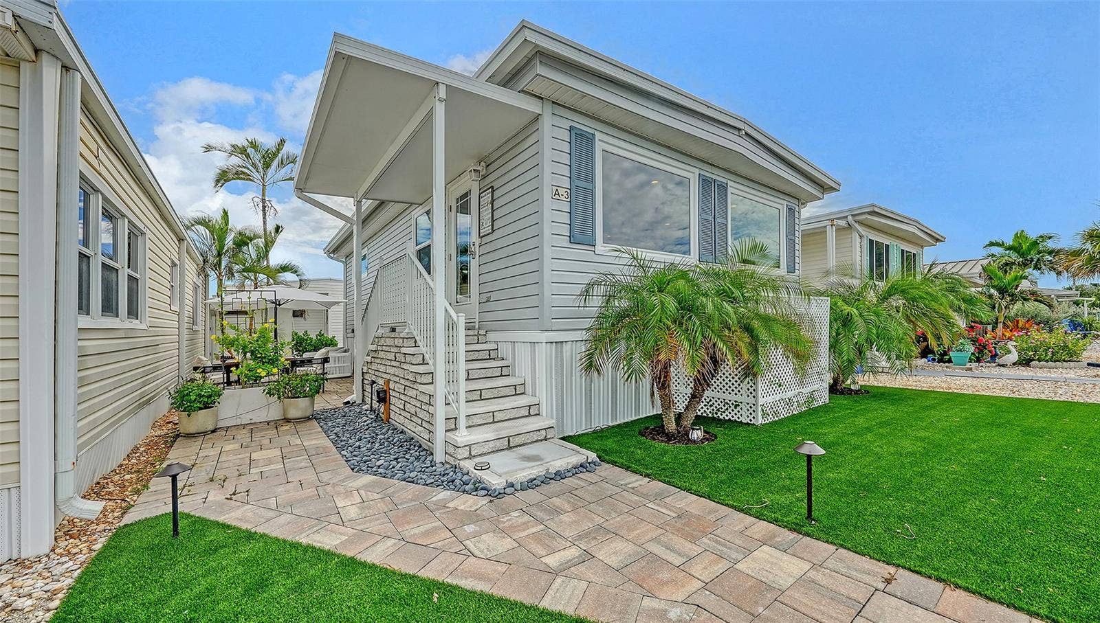 Outdoor patio to the left