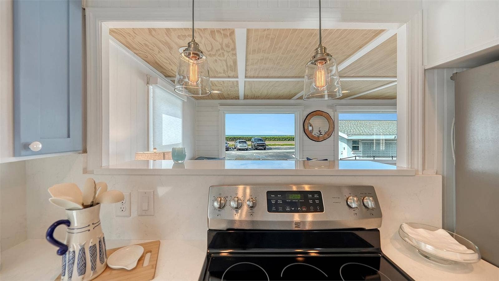 Views of the Gulf from kitchen