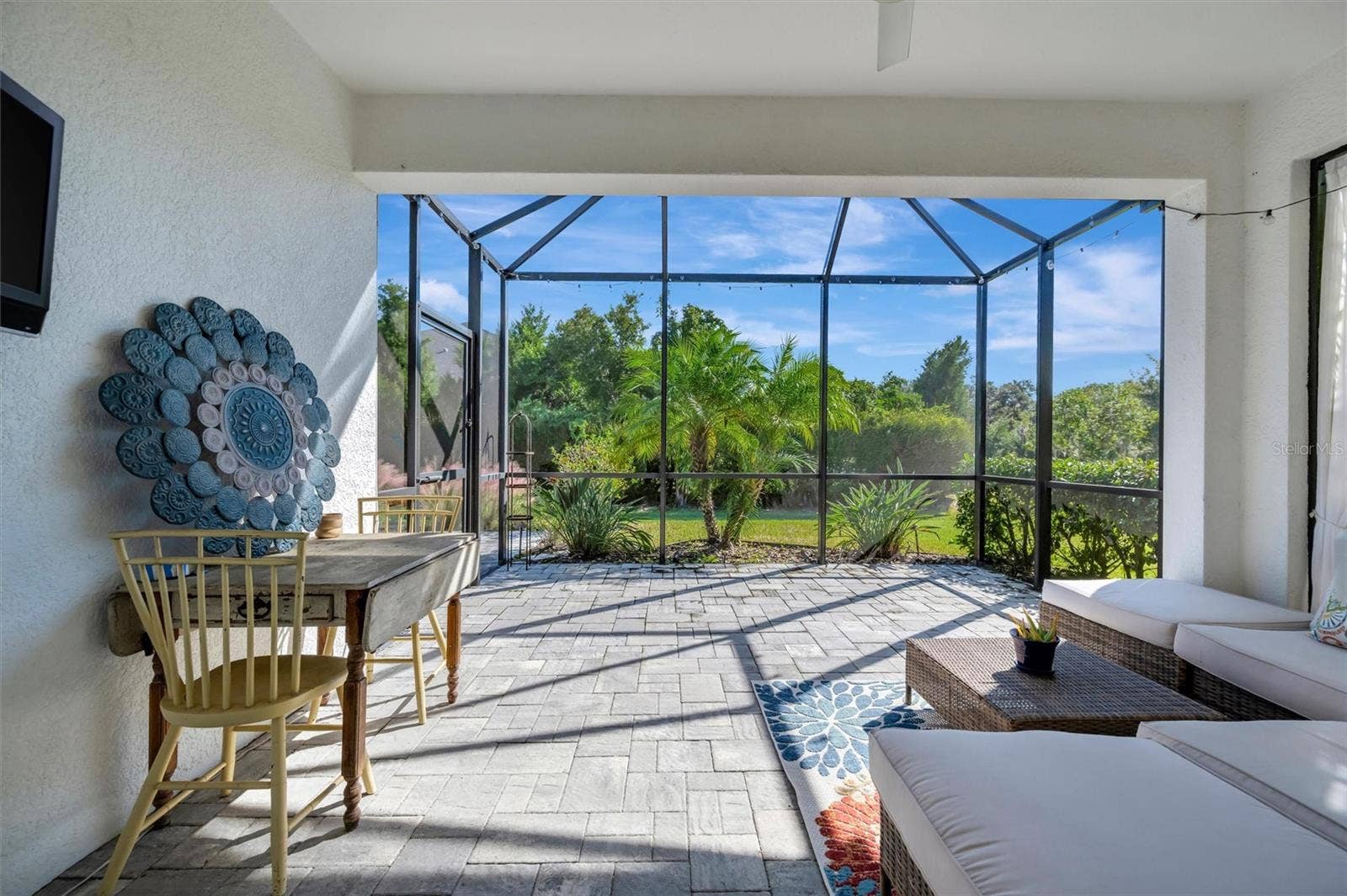 11115 SAND PINE LANE, Parrish, FL 34219 Expanded, pavered lanai awaits your quiet evenings