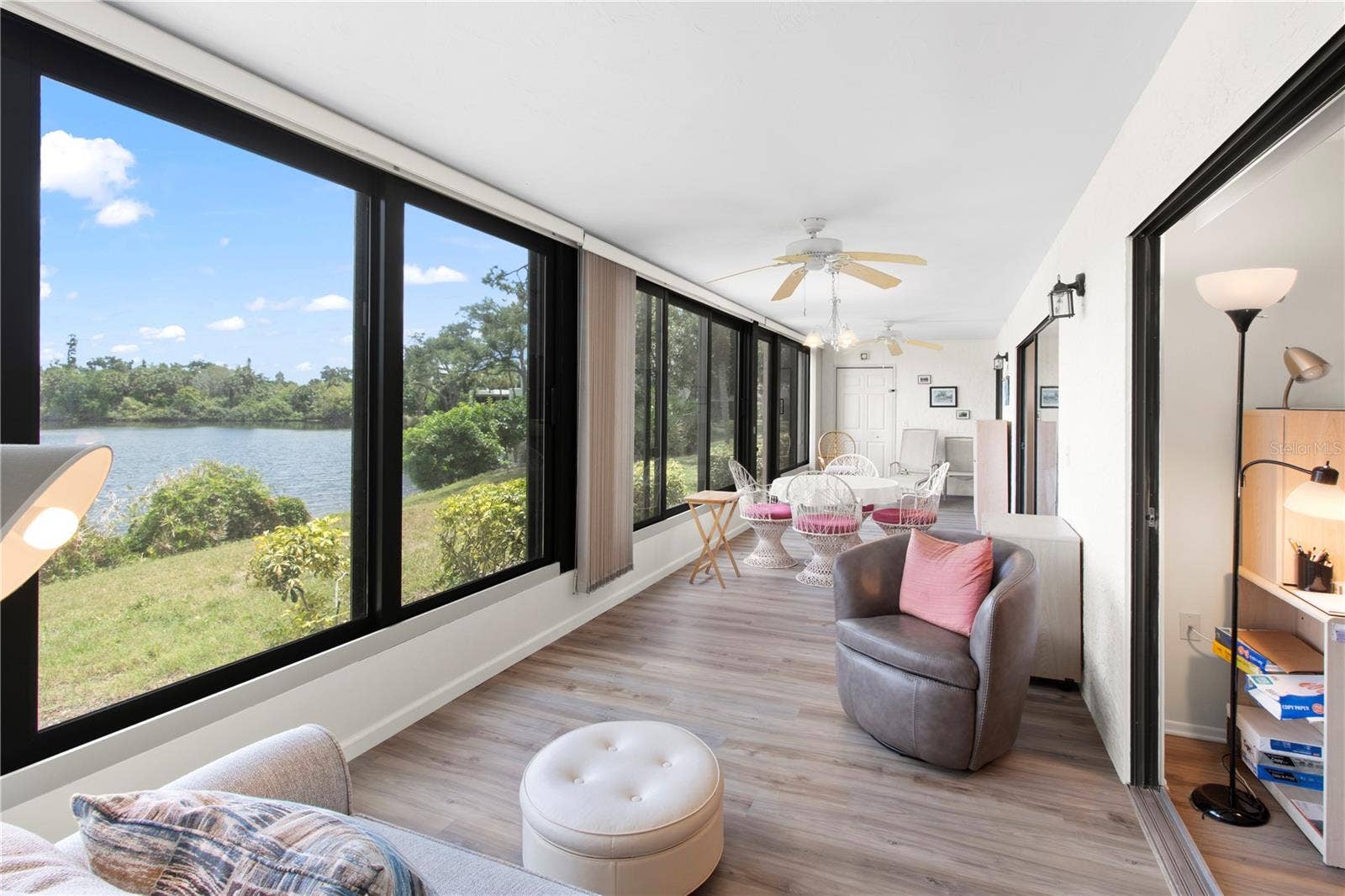 220 LAKEWOOD DRIVE, #220, Bradenton, FL 34210 Lanai overlooking beautiful lake.