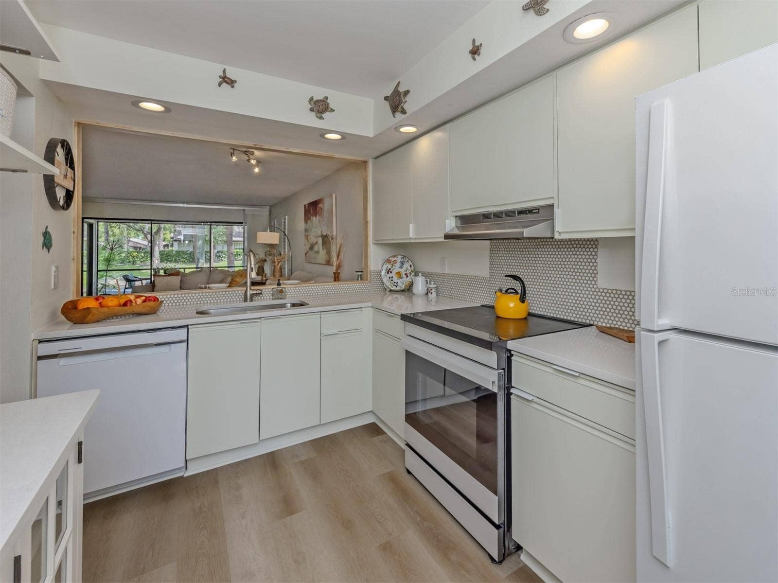 Kitchen/View of living room