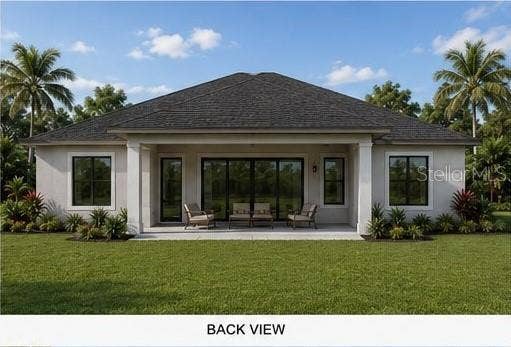 27221 WHITMAN AVENUE, Punta Gorda, FL 33983 Rendering - home not yet built - Back view