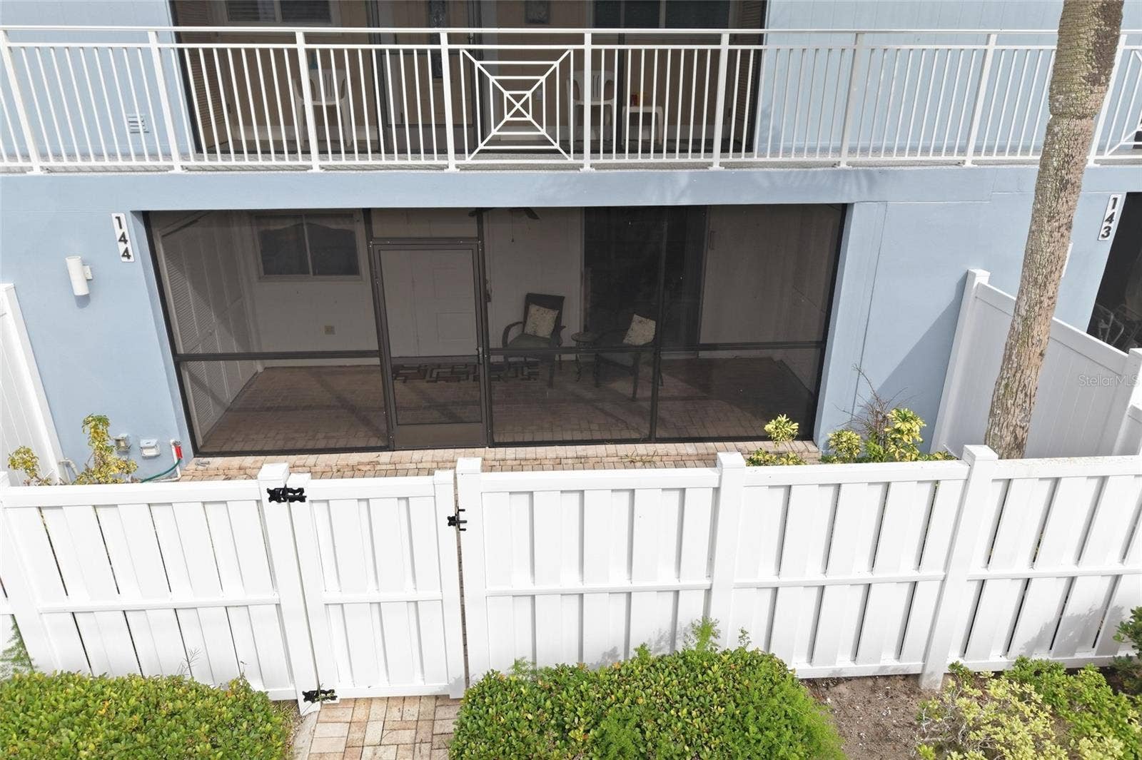 600 MANATEE AVENUE, #144, Holmes Beach, FL 34217 Front lanai