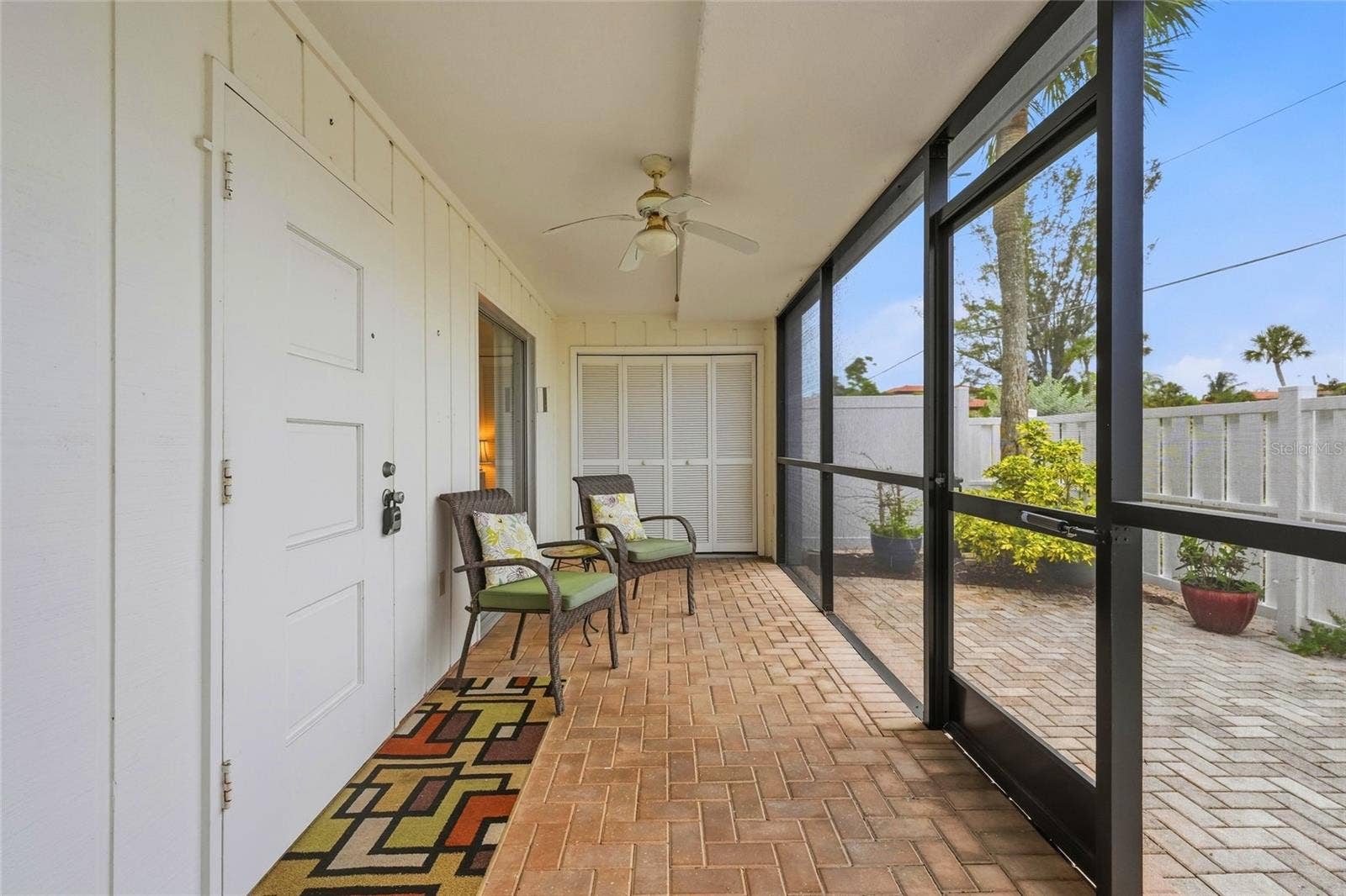 600 MANATEE AVENUE, #144, Holmes Beach, FL 34217 Enclosed front lanai