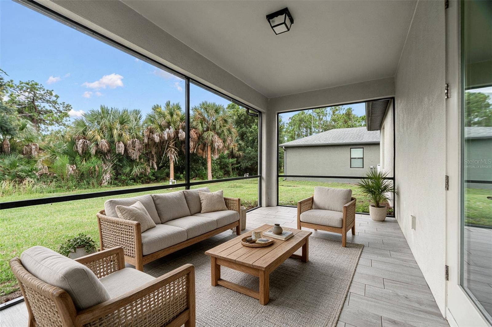 2481 ALLSUP TERRACE, North Port, FL 34286 Virtually Staged - Lanai