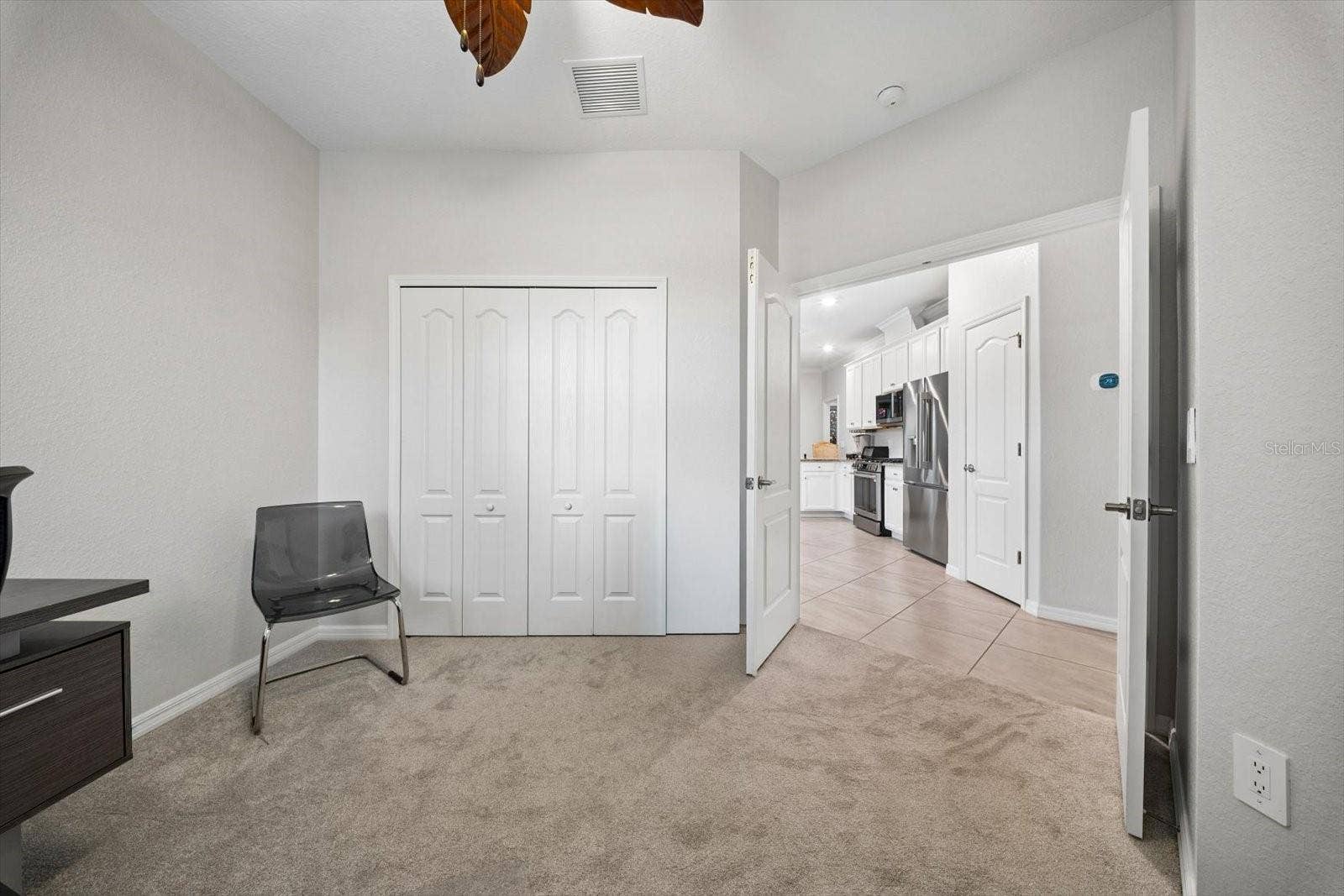 BEDROOM 2/ OFFICE WITH FRENCH DOORS