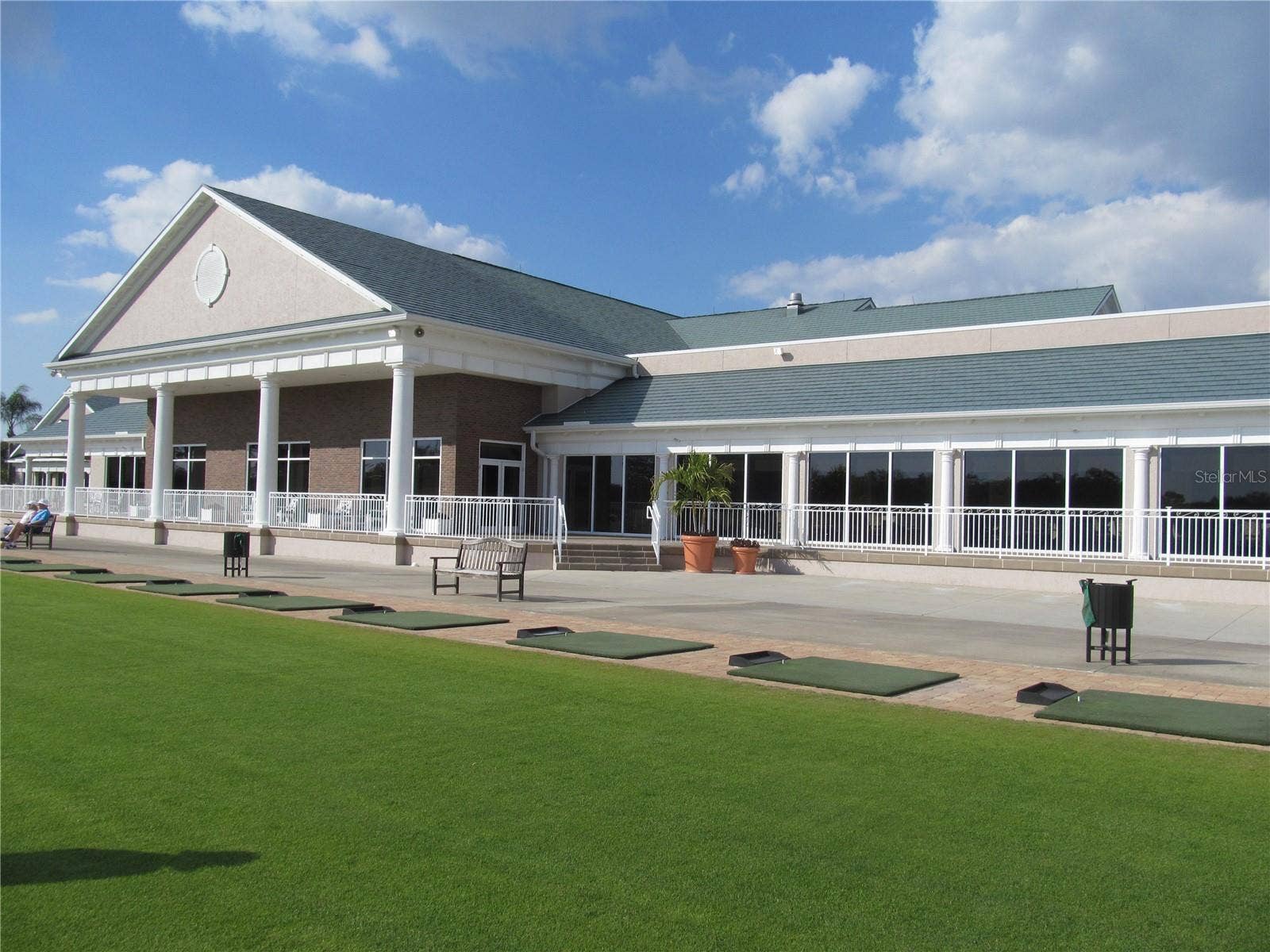 BACK VIEW OF CLUBHOUSE