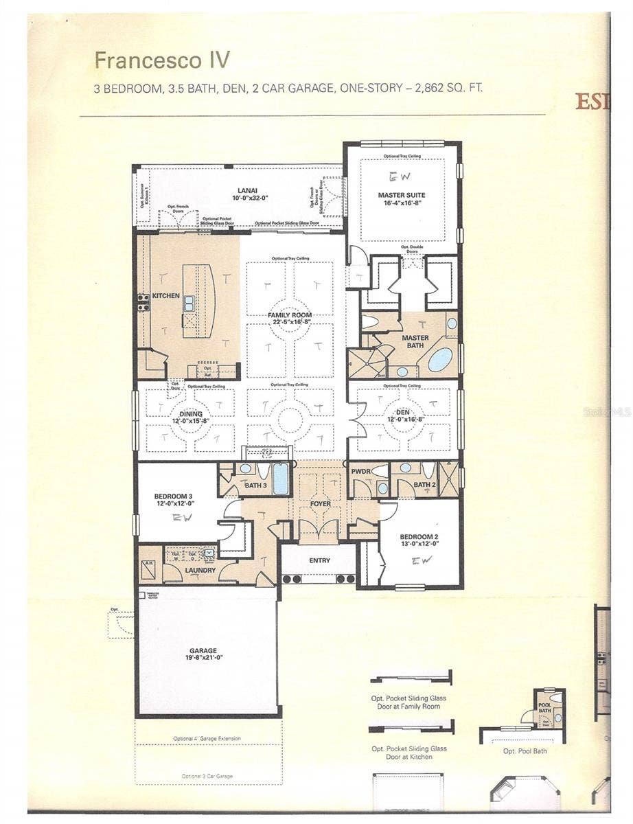 12028 LEGACY ESTATES BOULEVARD, Sarasota, FL 34238 Builder Floor Plan