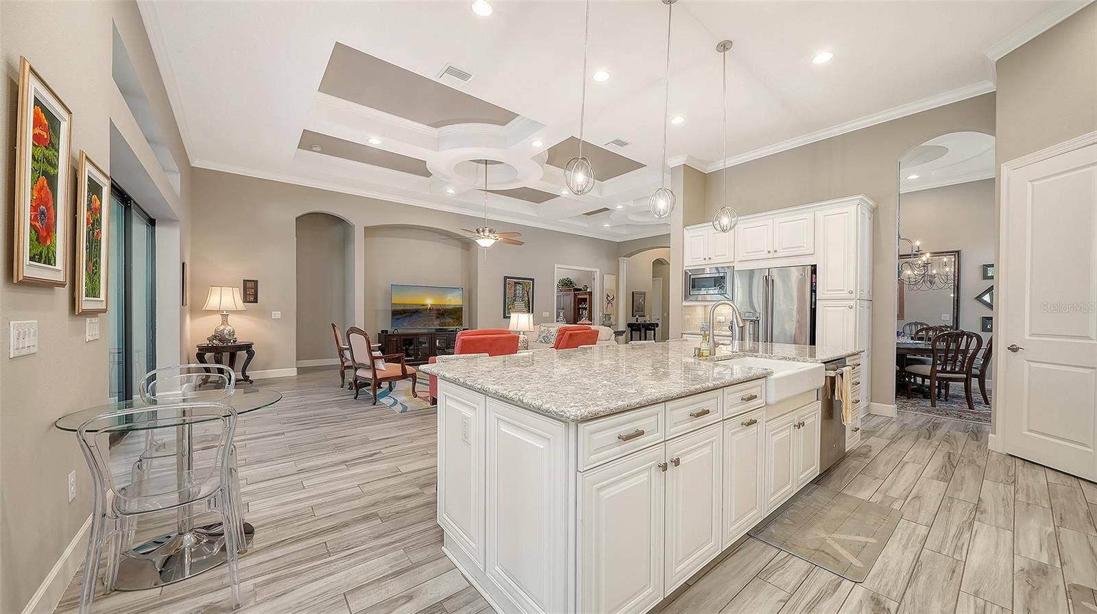 12028 LEGACY ESTATES BOULEVARD, Sarasota, FL 34238 Kitchen looking out to Living area