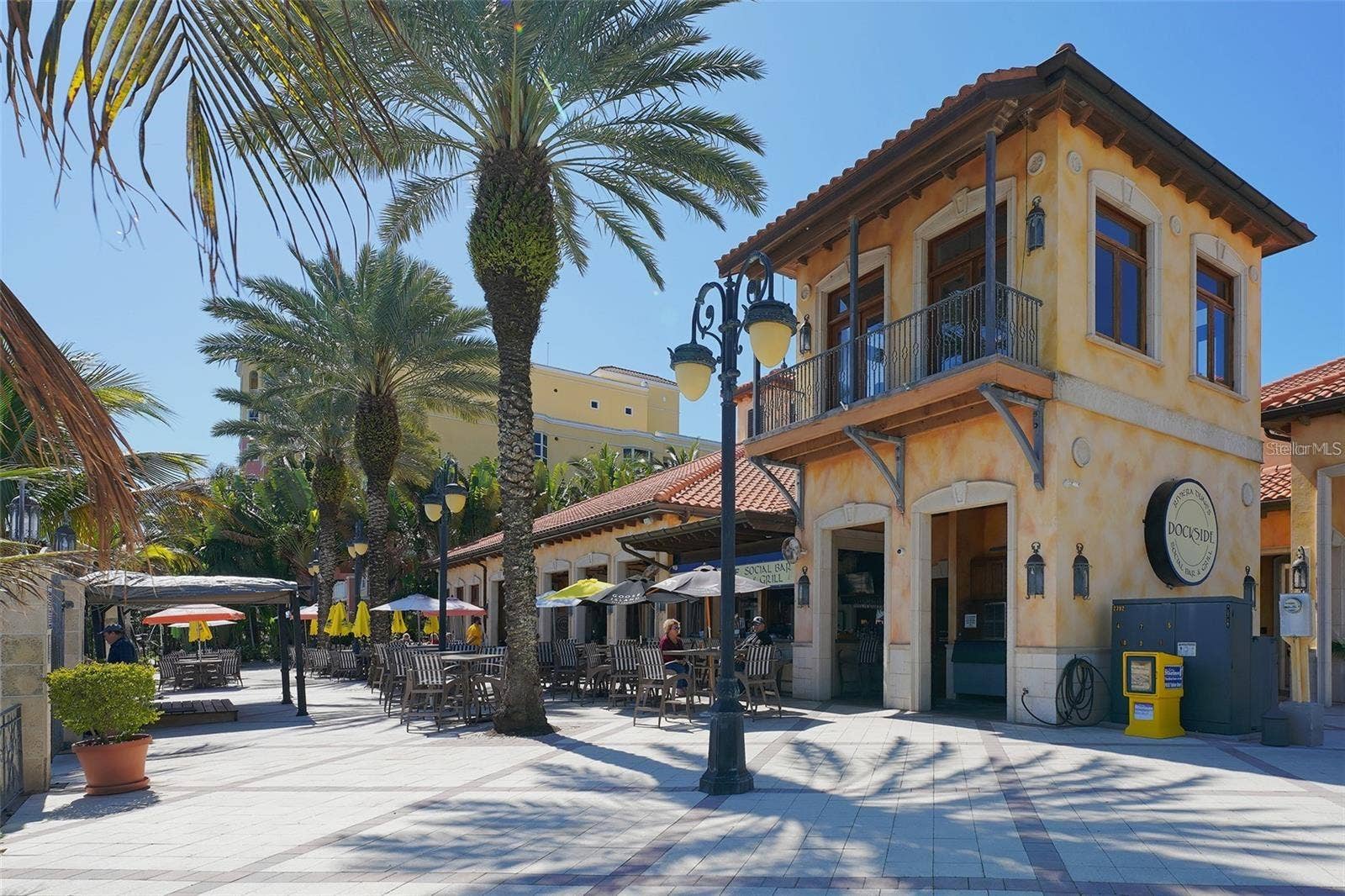 606 RIVIERA DUNES WAY, #405, Palmetto, FL 34221 Restaurant Patio View