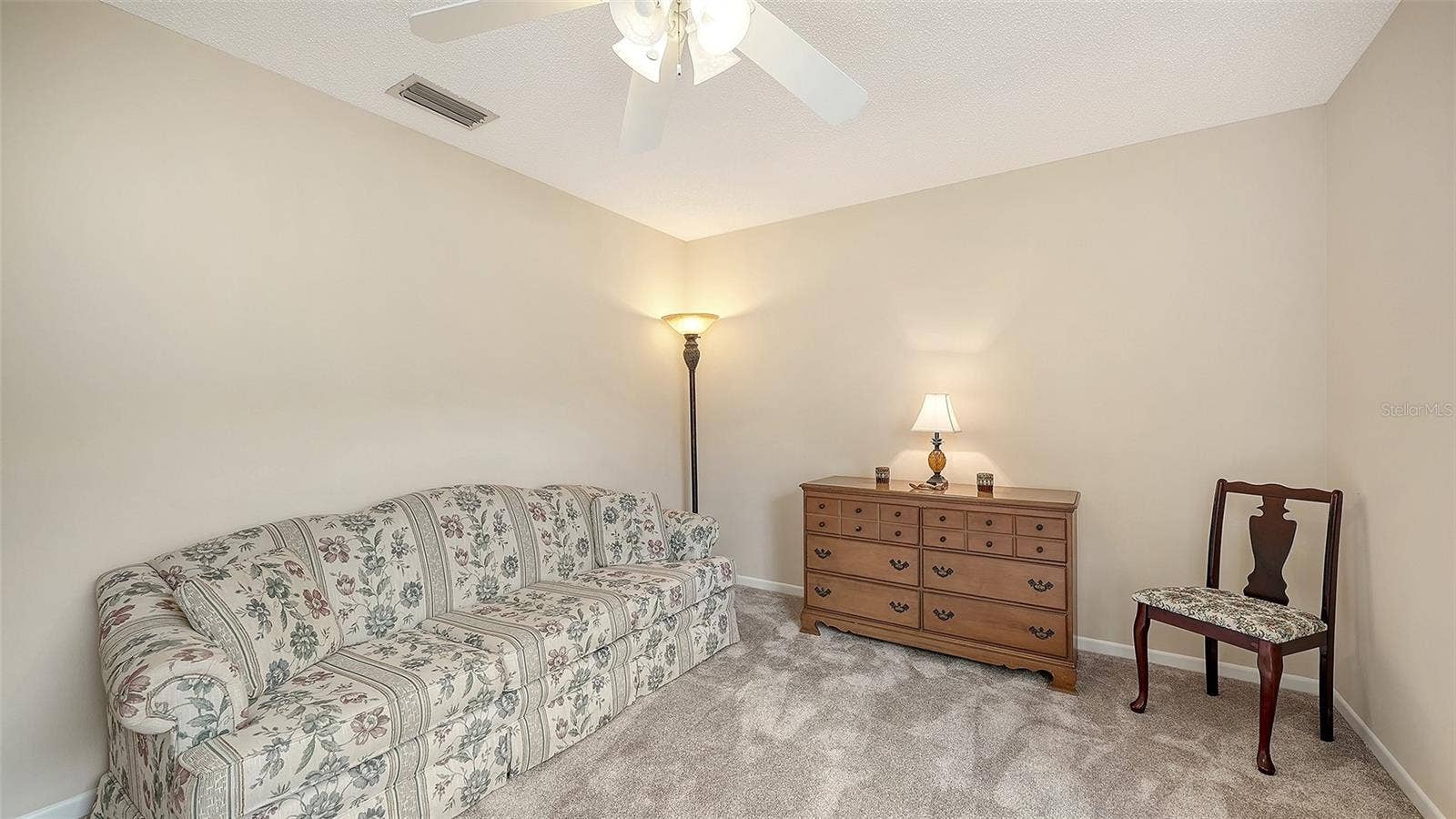 All the furnishings stay.