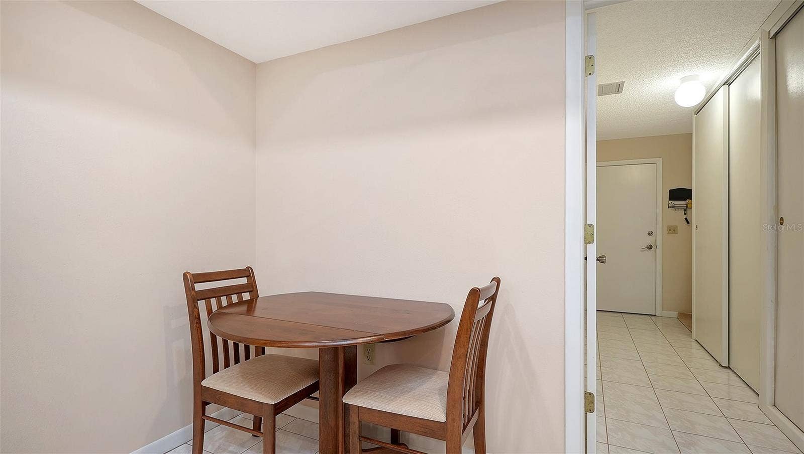 The breakfast nook completes the kitchen.