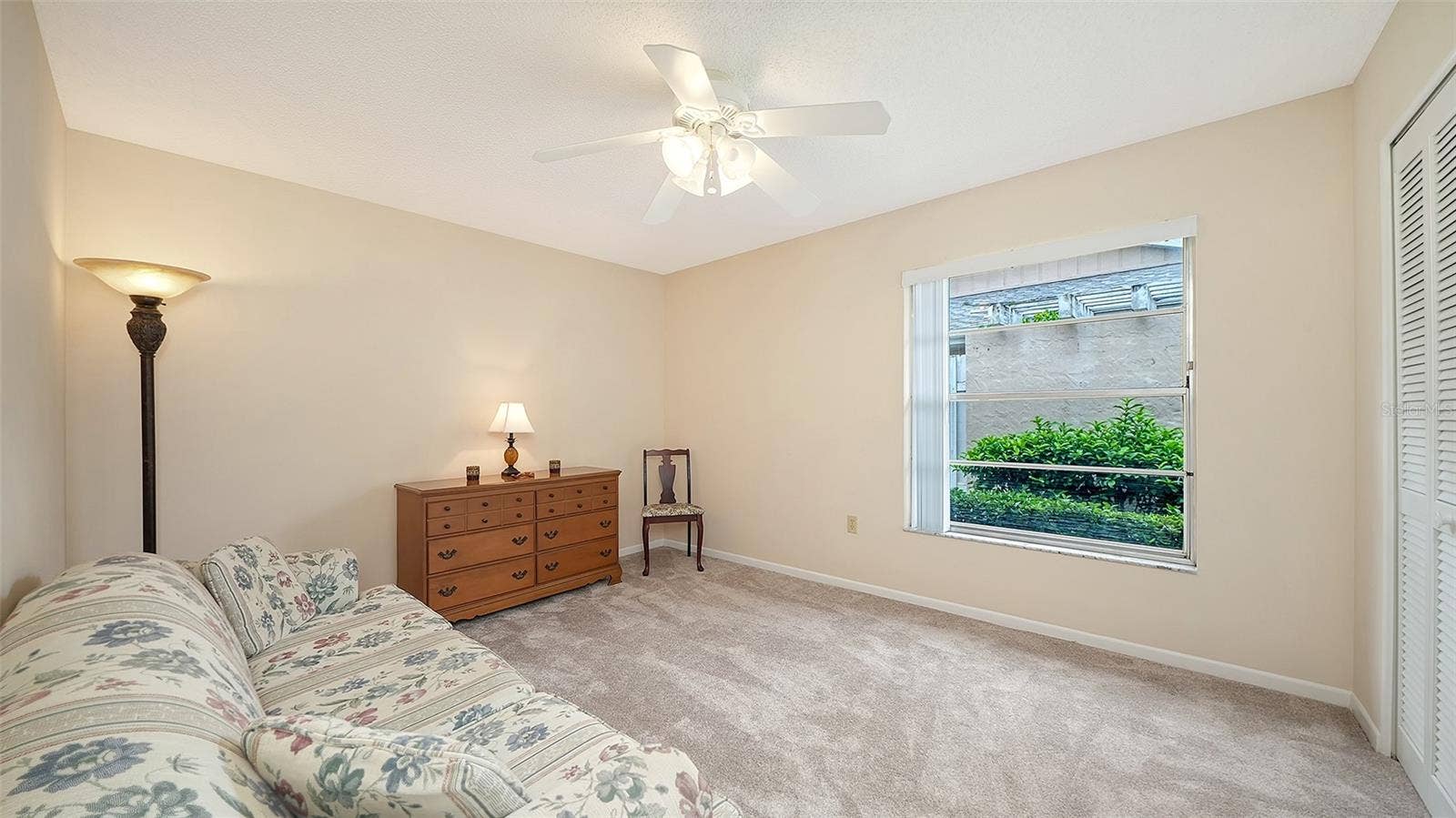 Bedroom two is light and bright.