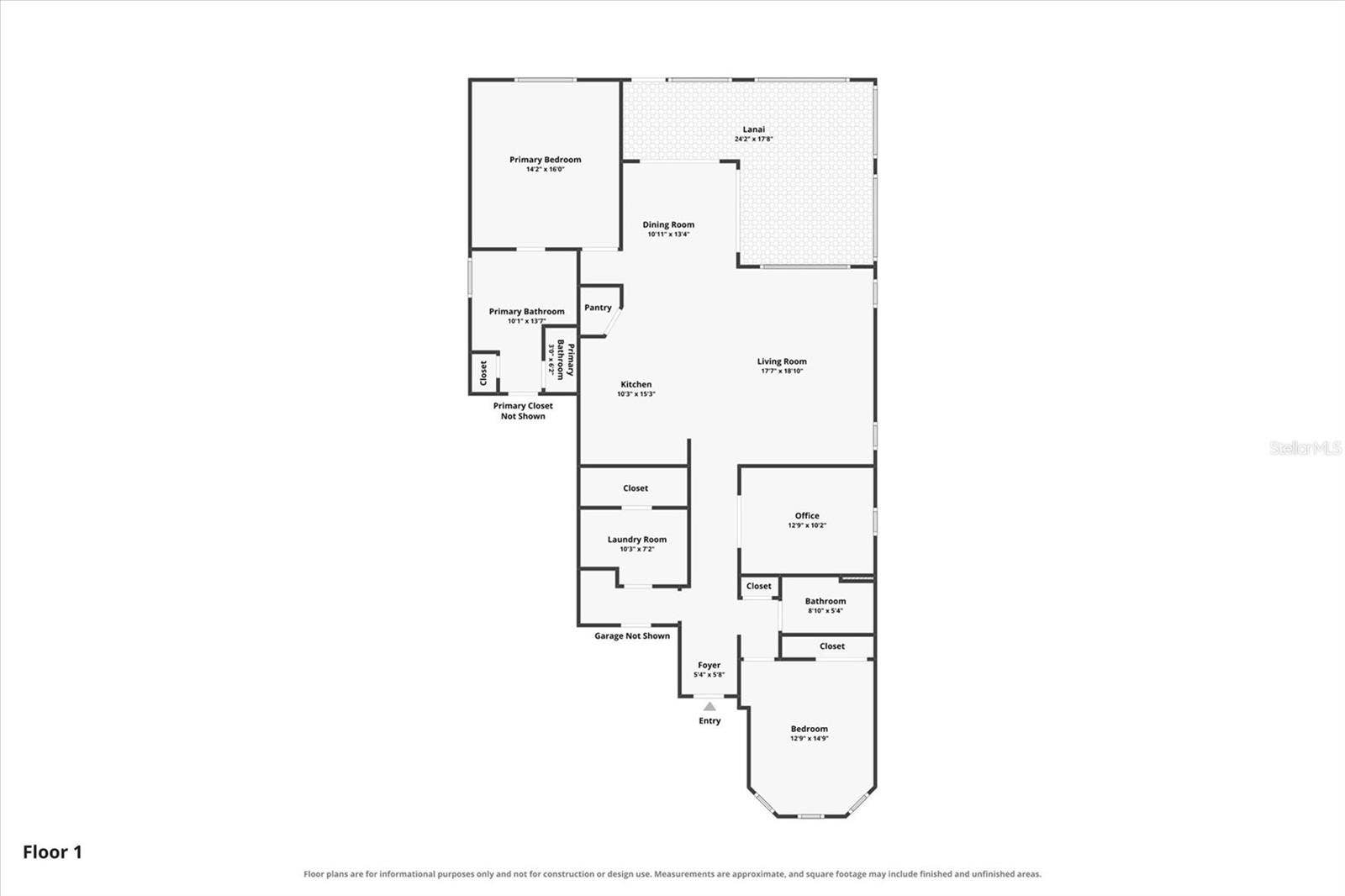 10635 WYNWARD WAY, Parrish, FL 34219 Floor Plan of this pristine, move in ready home!