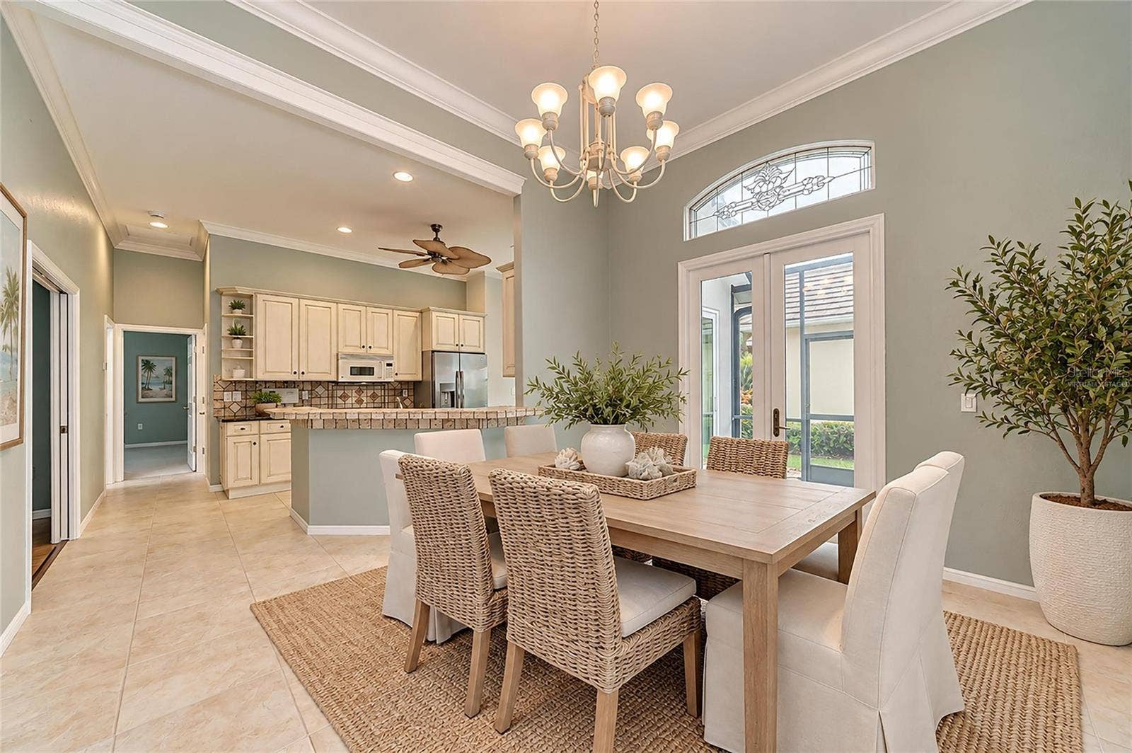 7816 HERITAGE CLASSIC COURT, Lakewood Ranch, FL 34202 Virtually Staged Dining Room