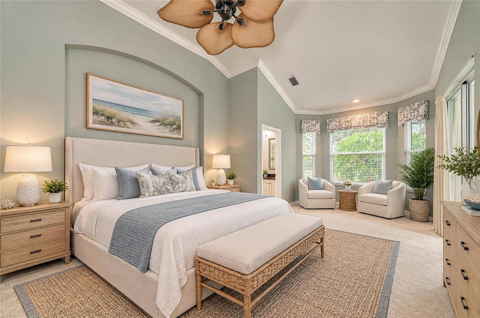 7816 HERITAGE CLASSIC COURT, Lakewood Ranch, FL 34202 Virtually Staged Primary Bedroom