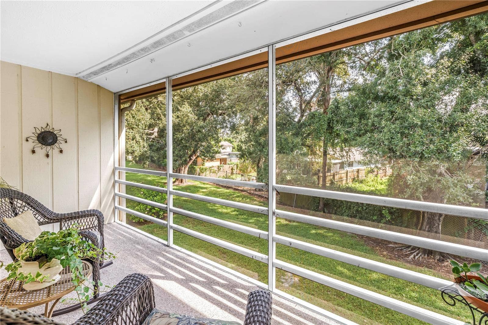 4435 NARRAGANSET TRAIL, #66A, Sarasota, FL 34233 Screened Patio 2