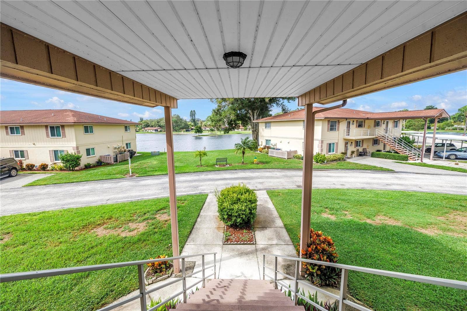 4435 NARRAGANSET TRAIL, #66A, Sarasota, FL 34233 View from Front Door