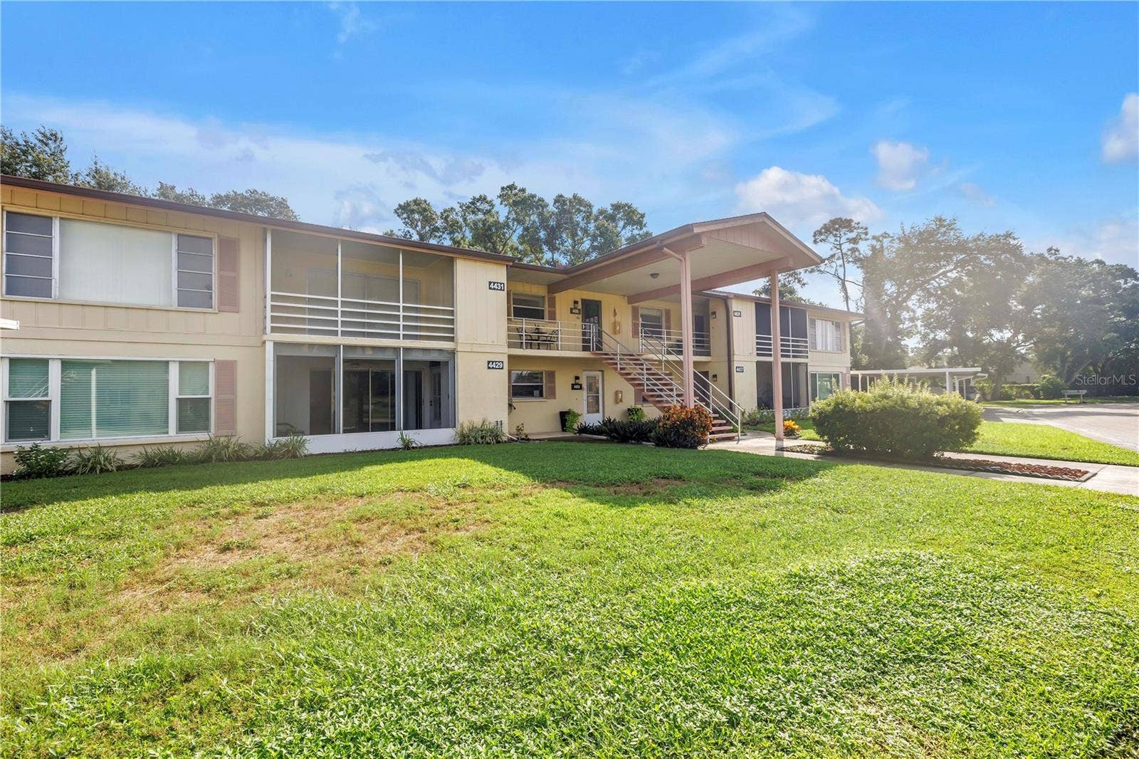 4435 NARRAGANSET TRAIL, #66A, Sarasota, FL 34233 View from Mailbox/Front entrance
