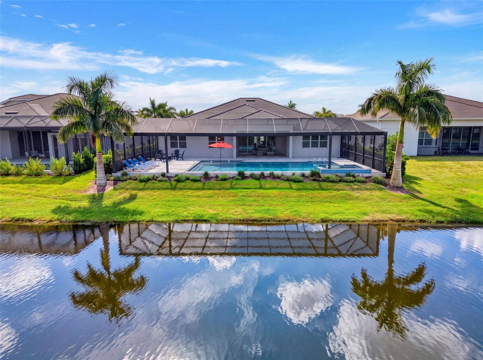 Aerial Waterfront Setting