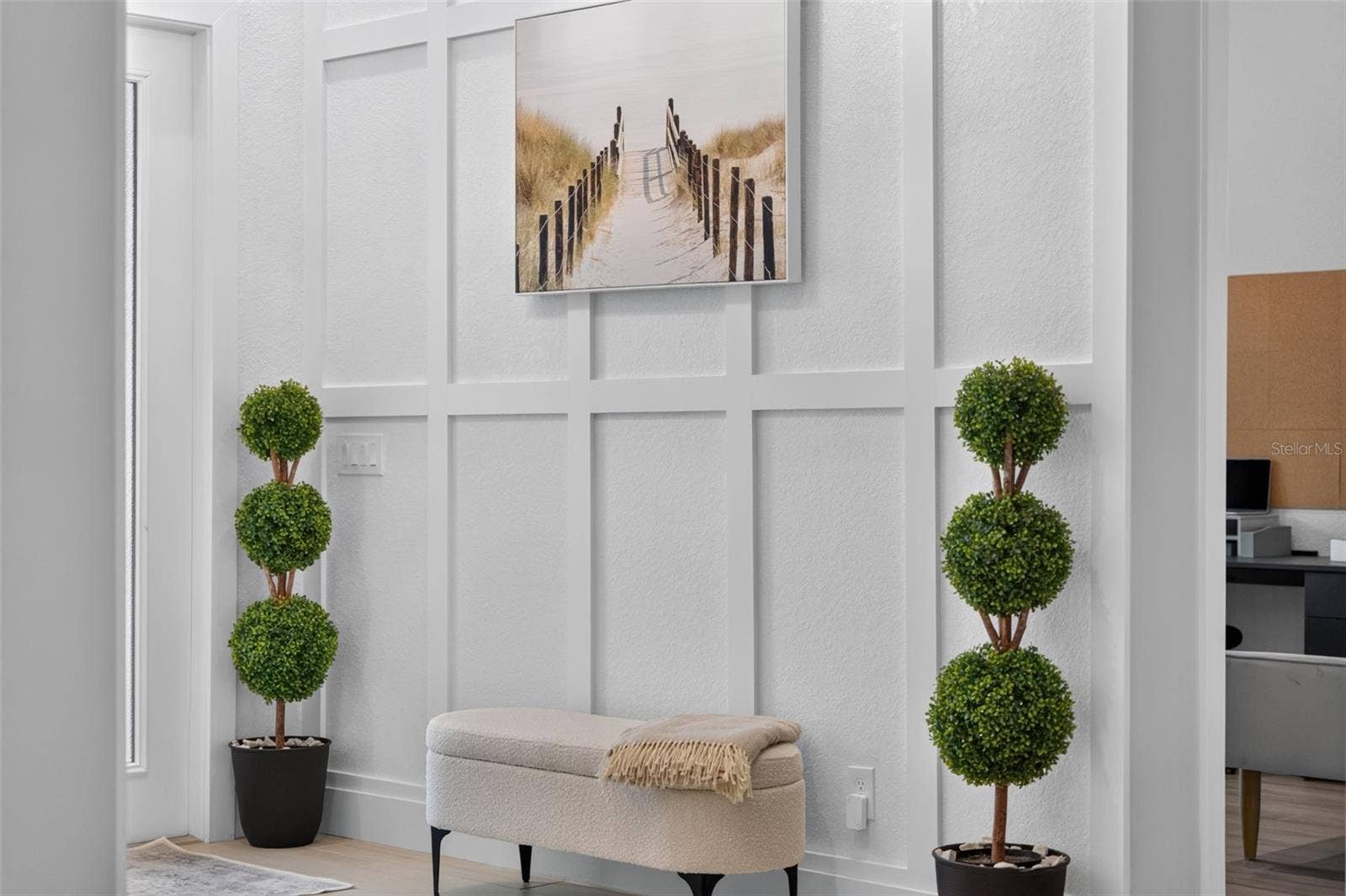 Custom Foyer Woodwork