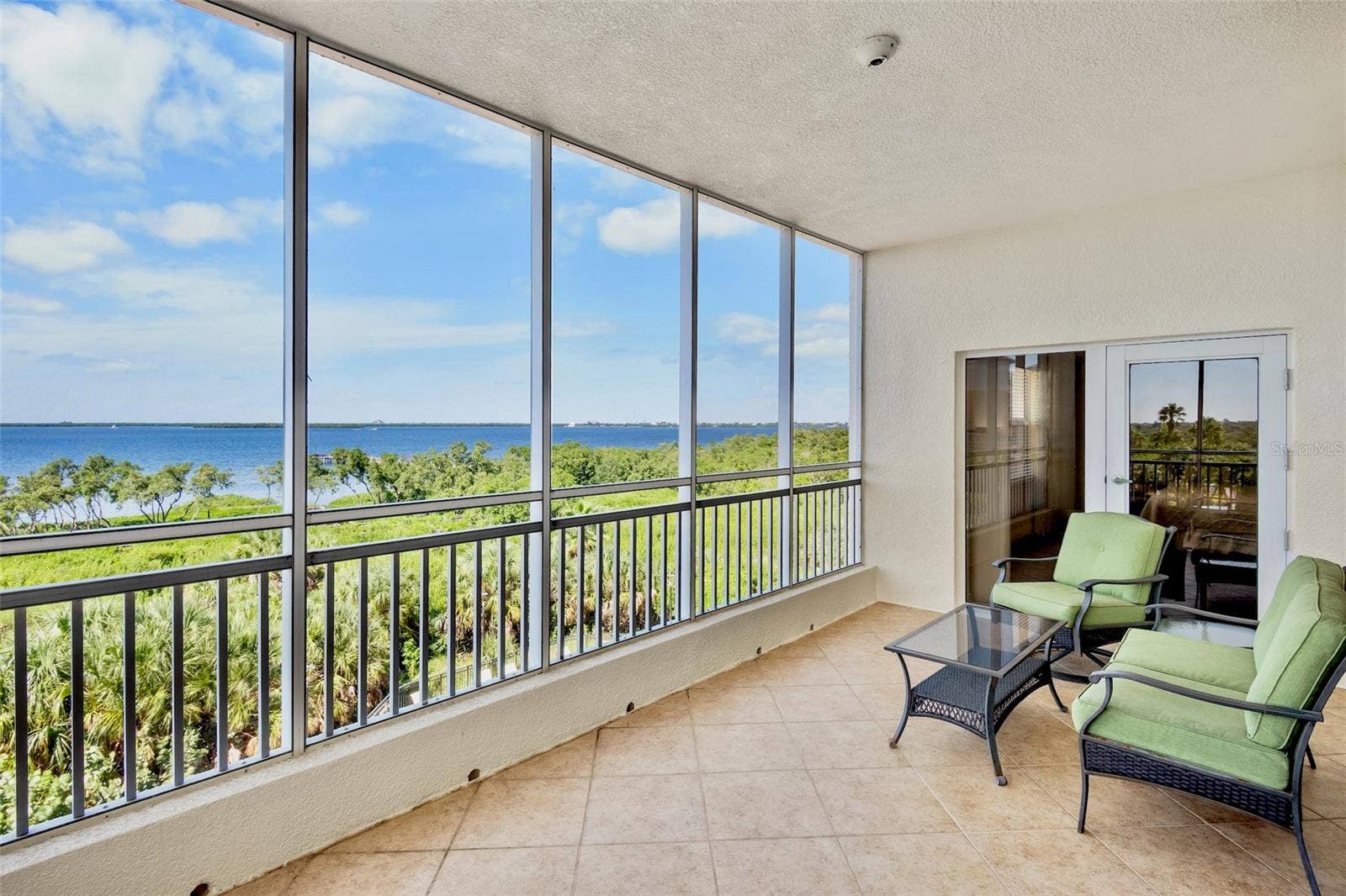 2825 TERRA CEIA BAY BOULEVARD, #1402, Palmetto, FL 34221 From the balcony you can see the Sunshine Skyway Bridge over Tampa Bay.