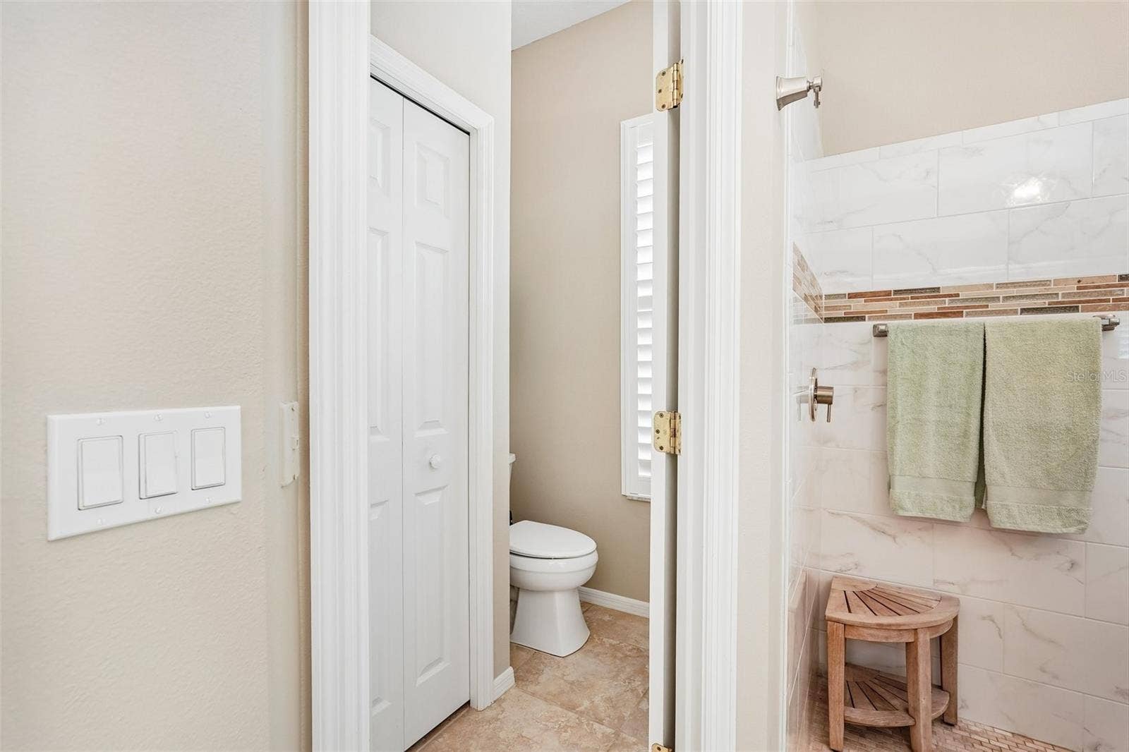 Primary bath water closet