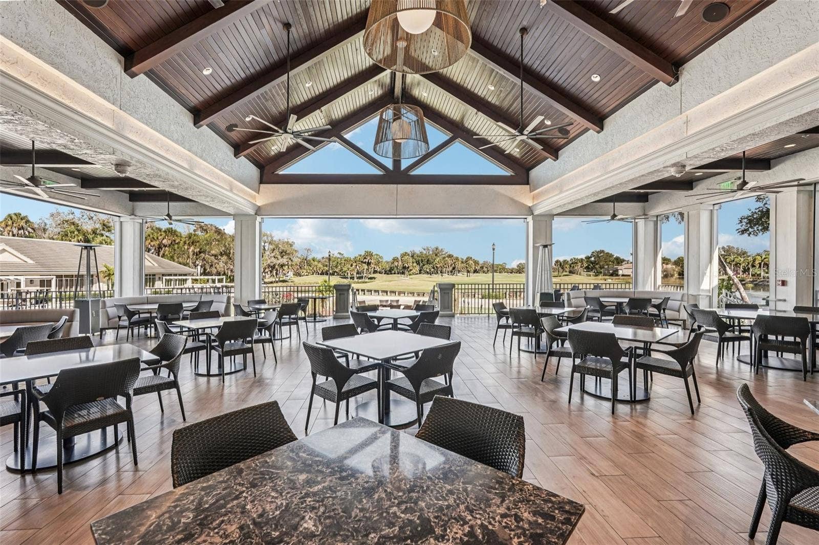 Outside dining