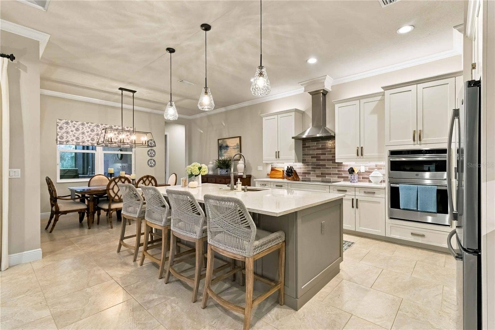 Bright Kitchen with Extensive Cabinet Storage