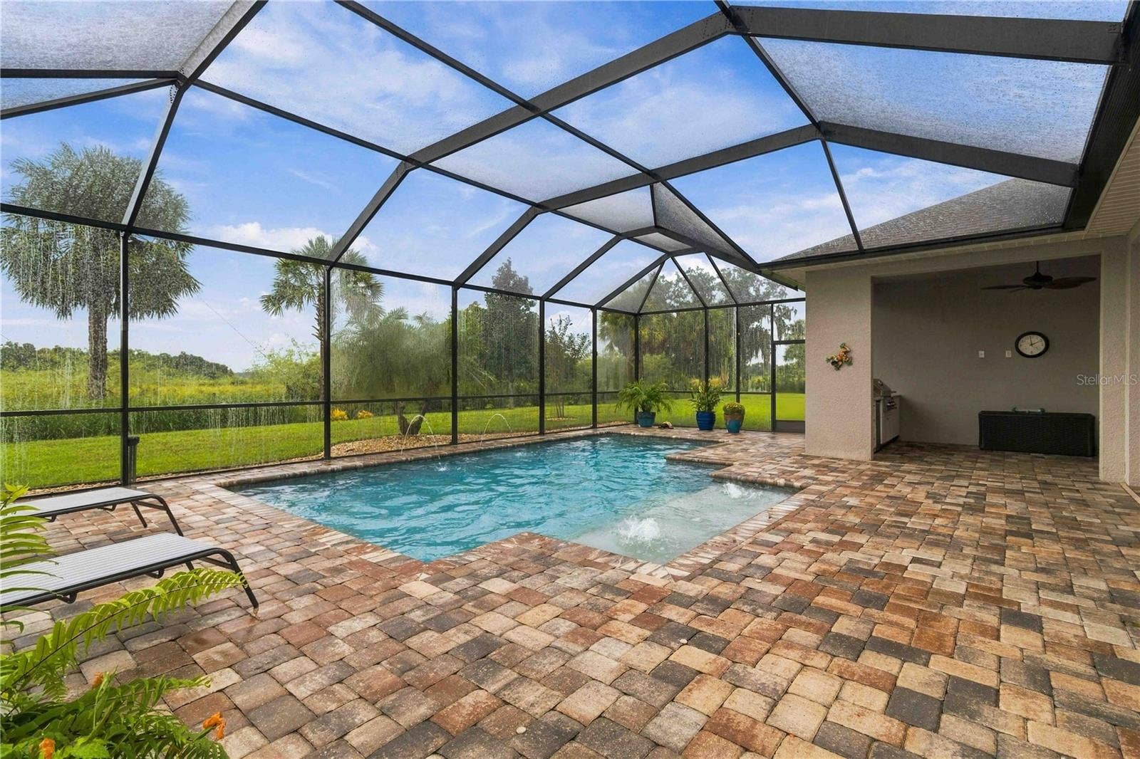 Beautiful Paver Pool Deck
