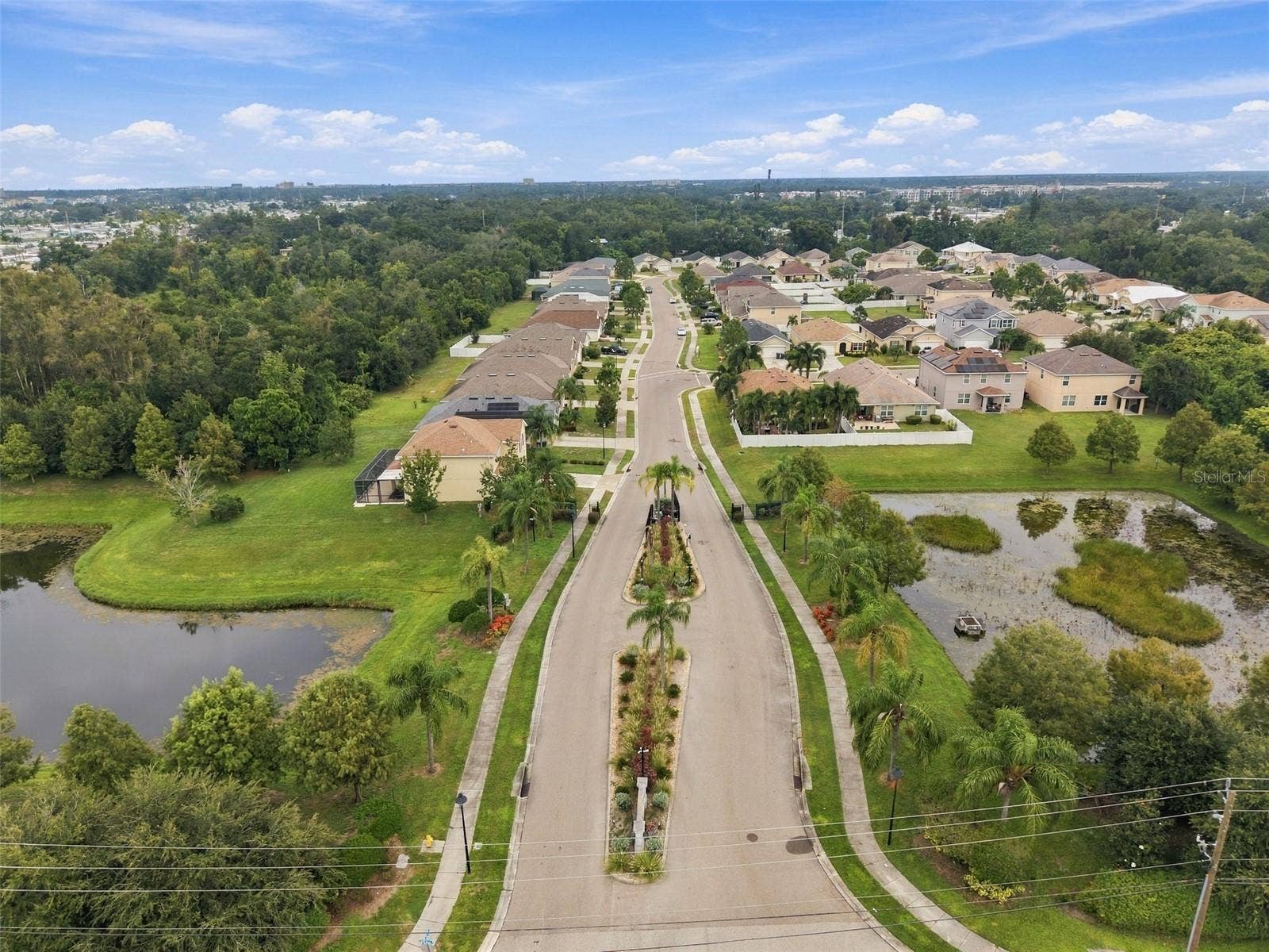 5213 11TH STREET E, Bradenton, FL 34203 Aerial view of gated entry to community